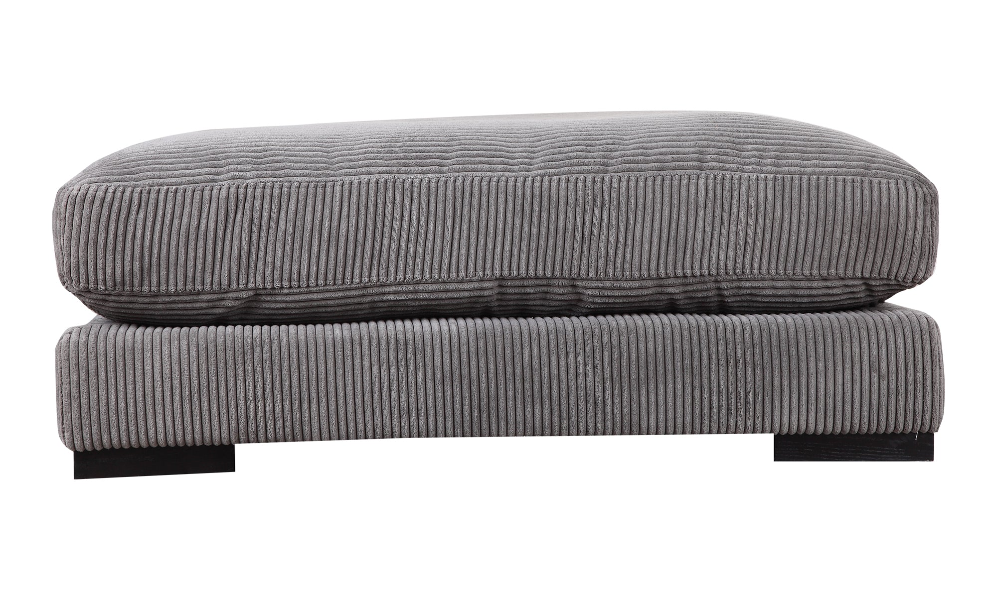 Tumble Ottoman - Dark Grey