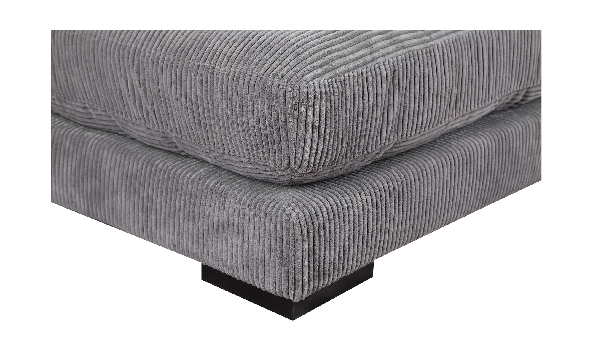 Tumble Ottoman - Dark Grey