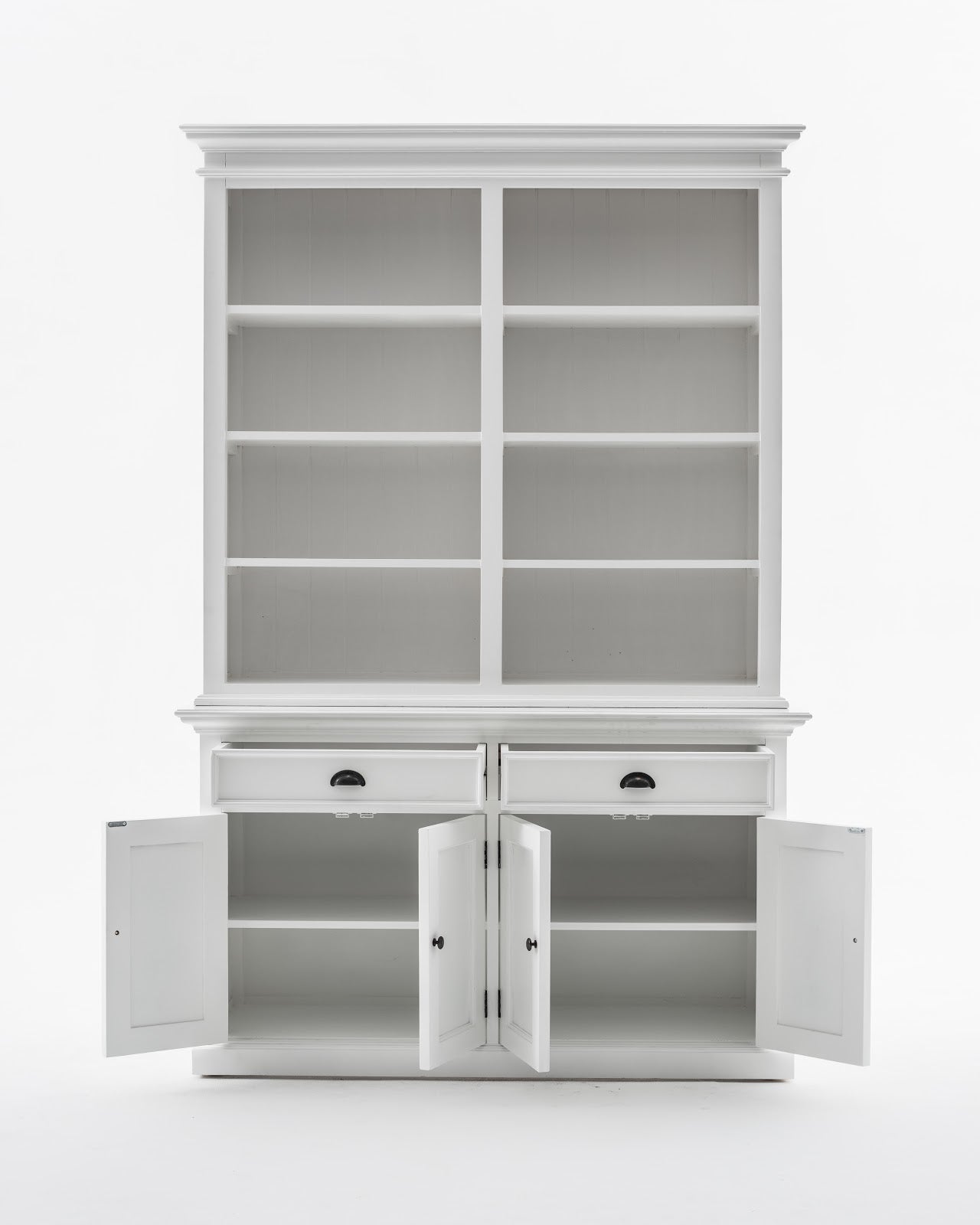 Buffet Hutch Unit with 8 Shelves