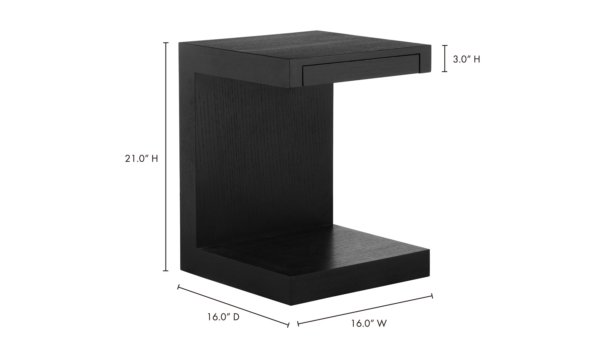 Zio Sidetable - Black