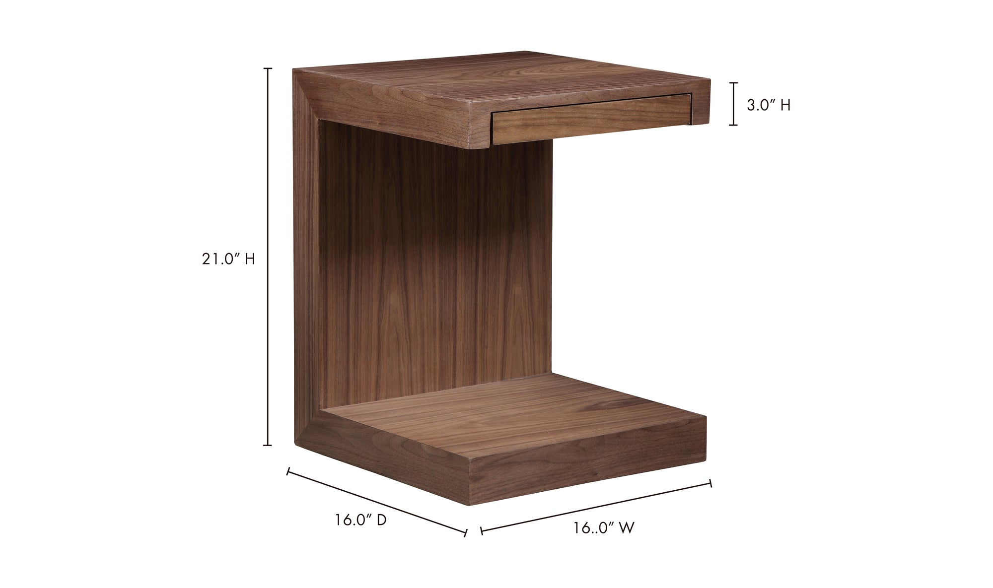 Zio Sidetable - Brown