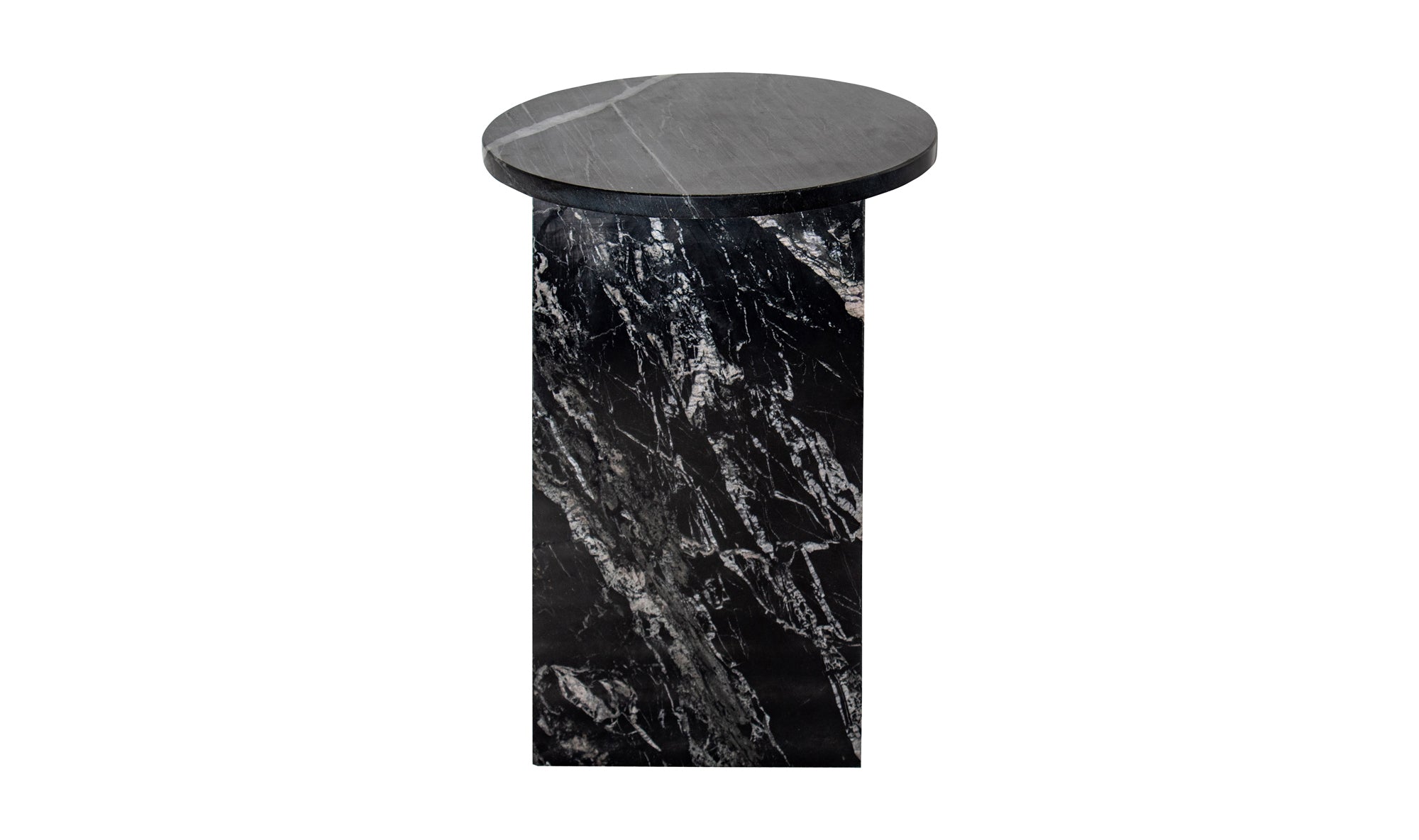 Grace Accent Table Black Marble