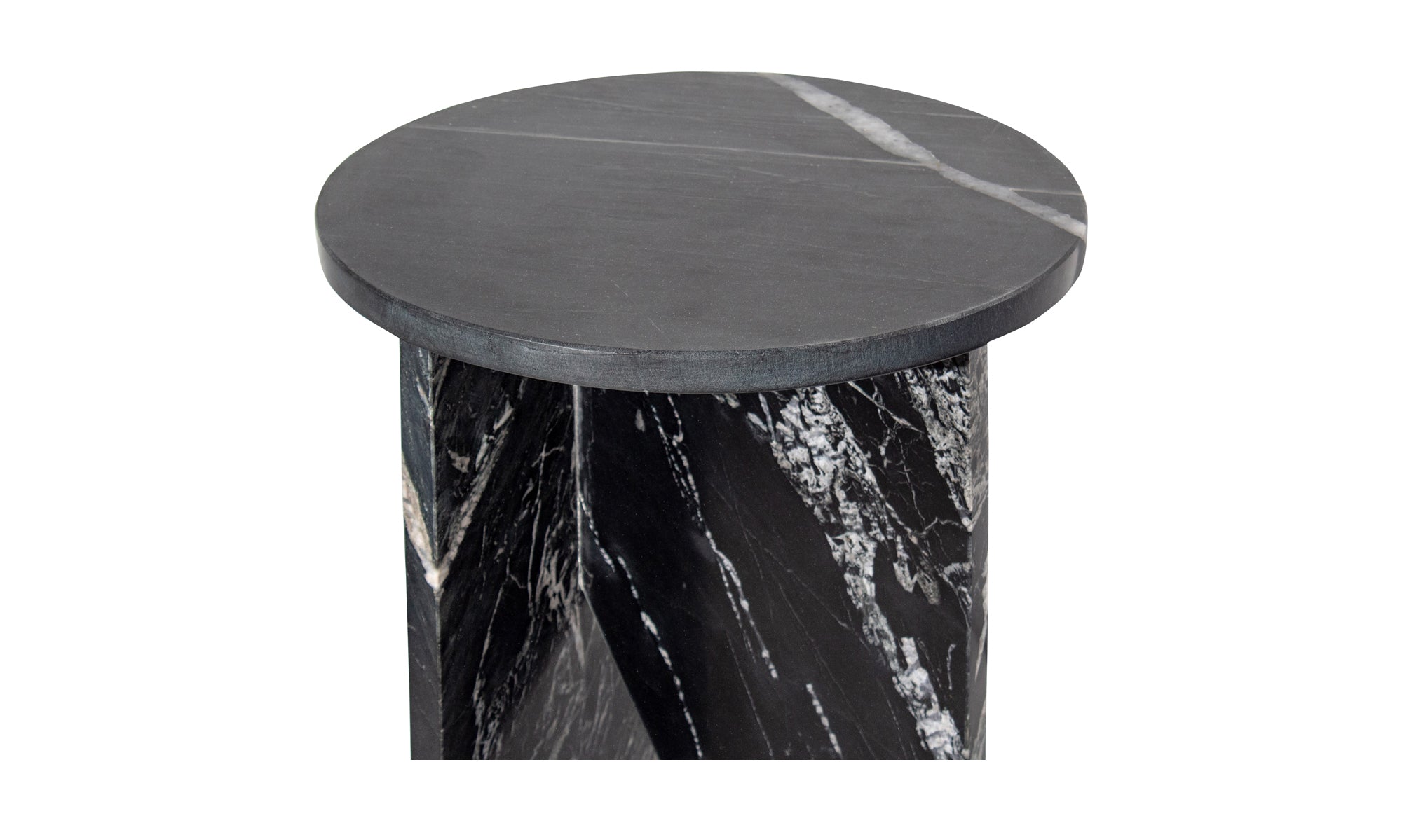 Grace Accent Table Black Marble