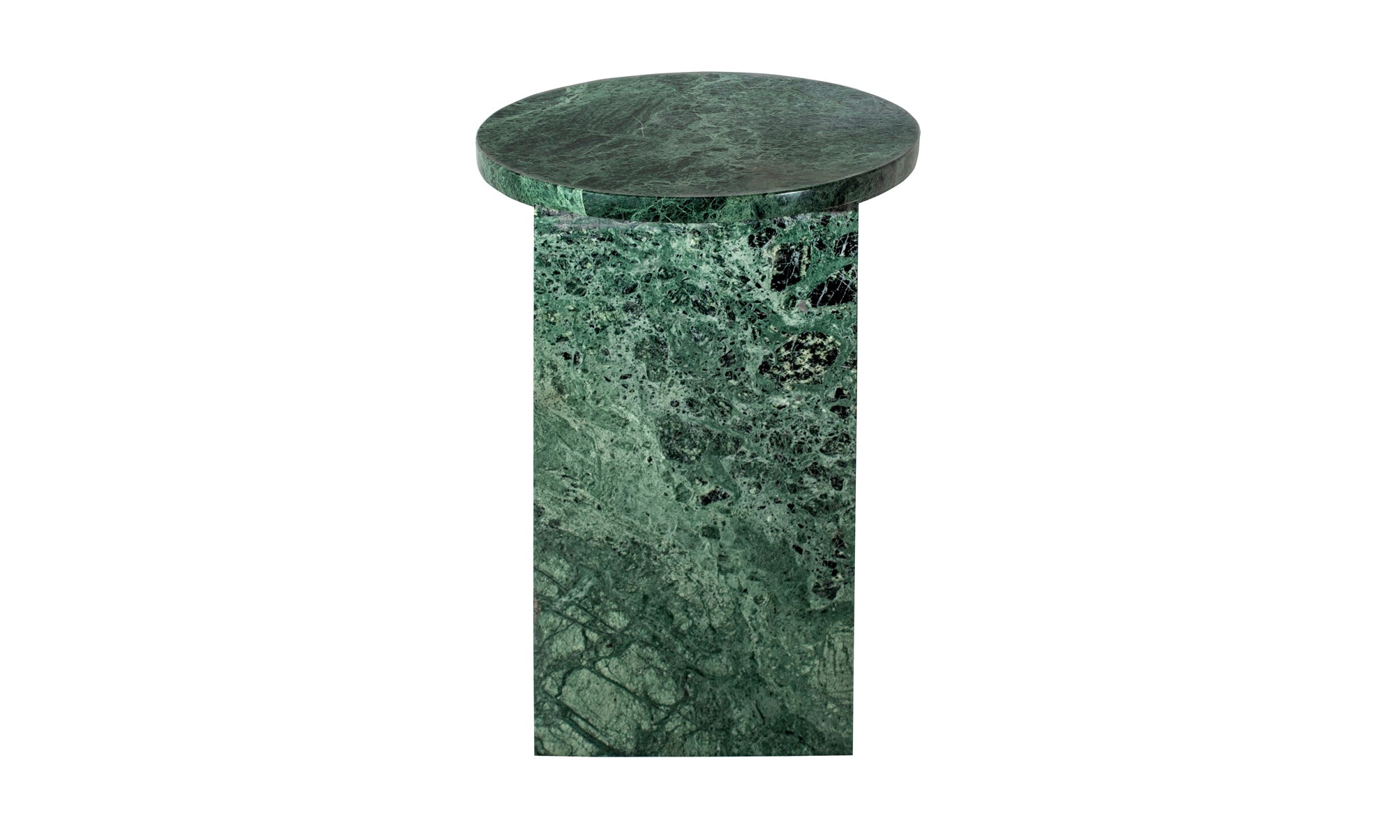 Grace Accent Table Green Marble