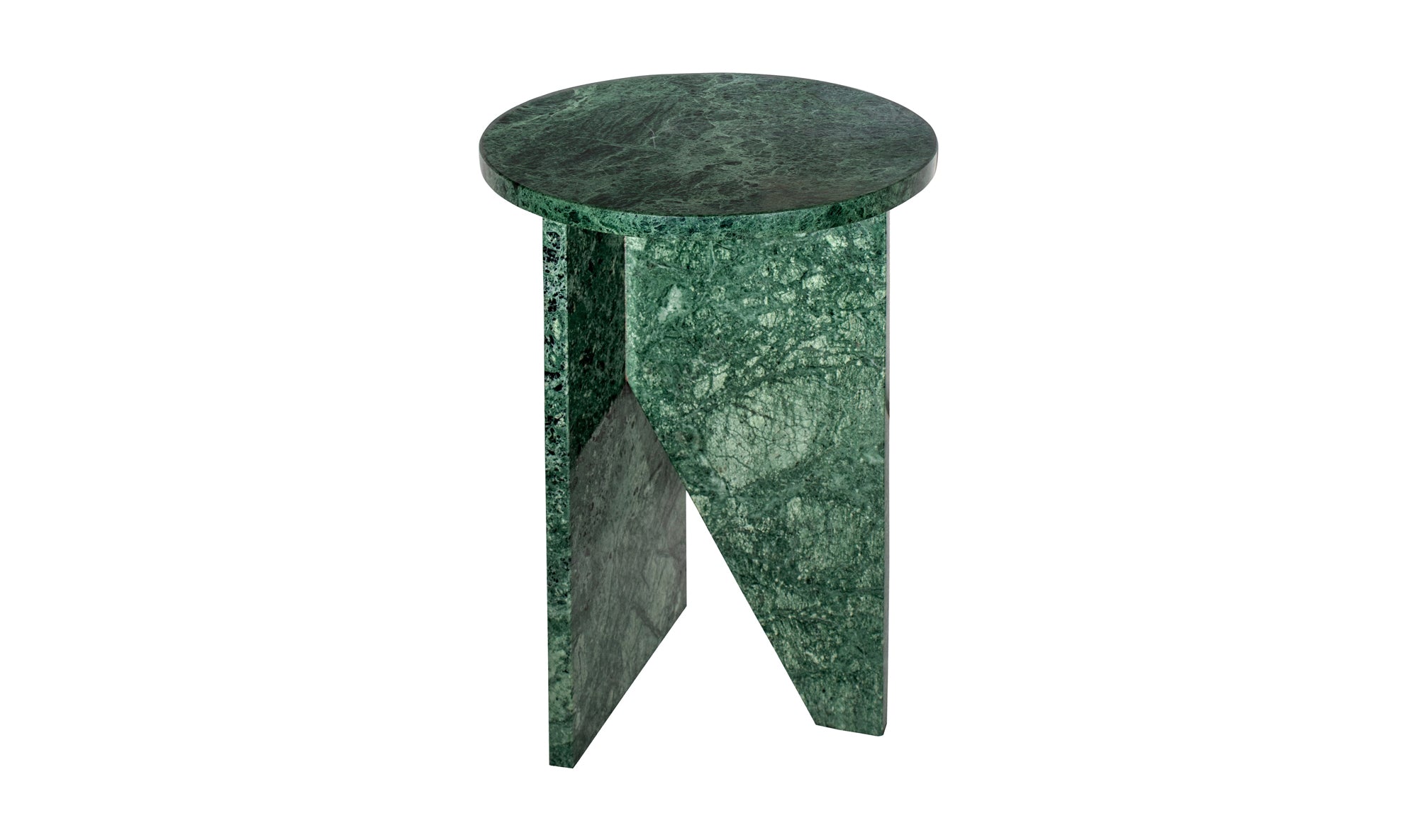 Grace Accent Table Green Marble