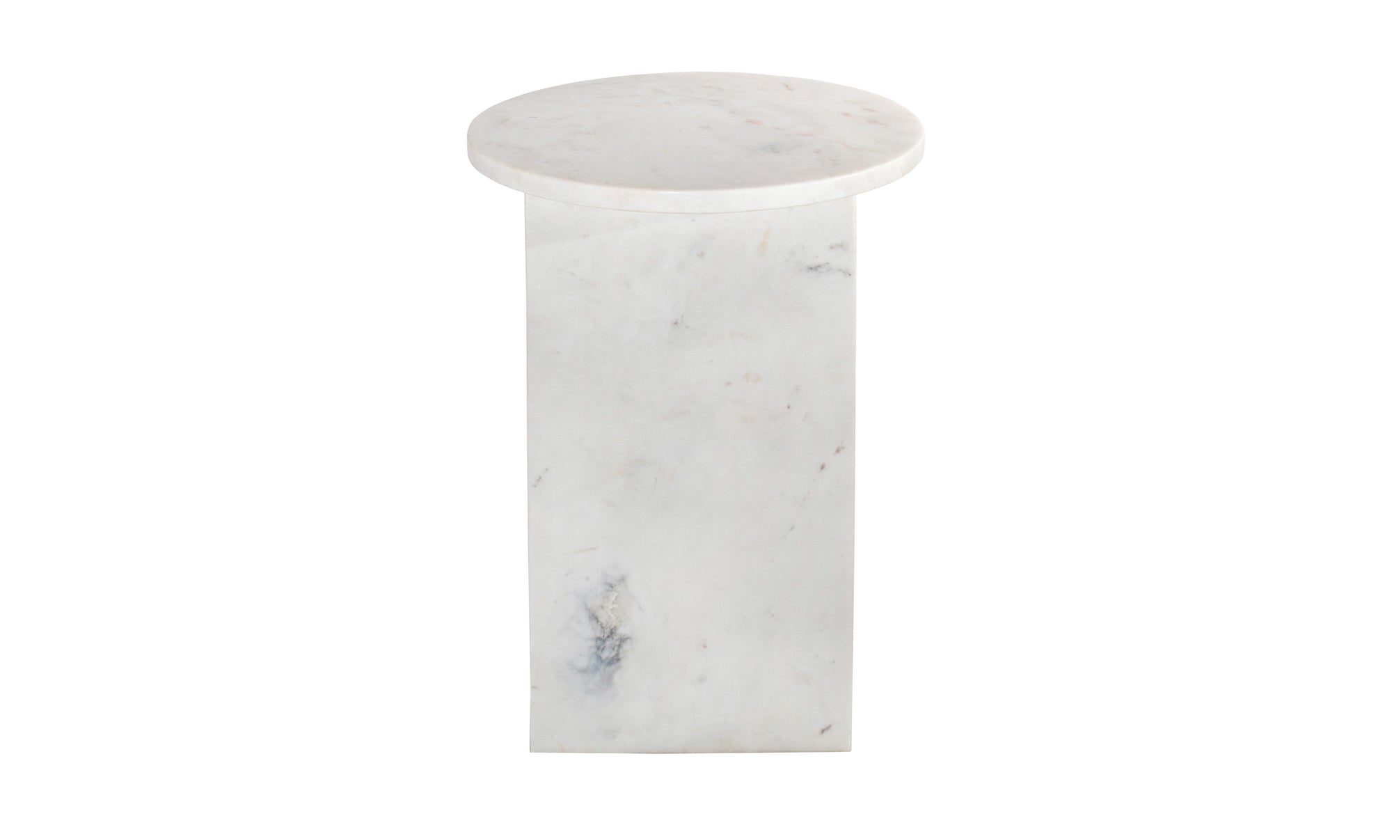 Grace Accent Table White Marble