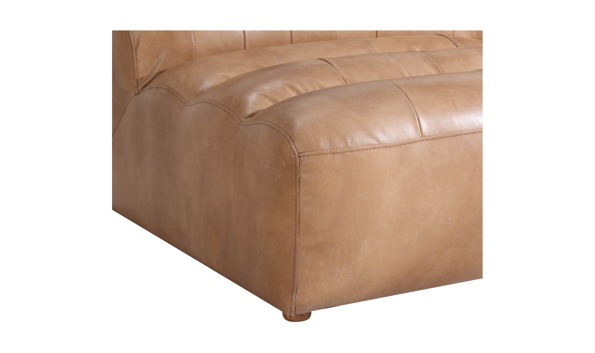 Ramsay Leather Slipper Chair - Tan