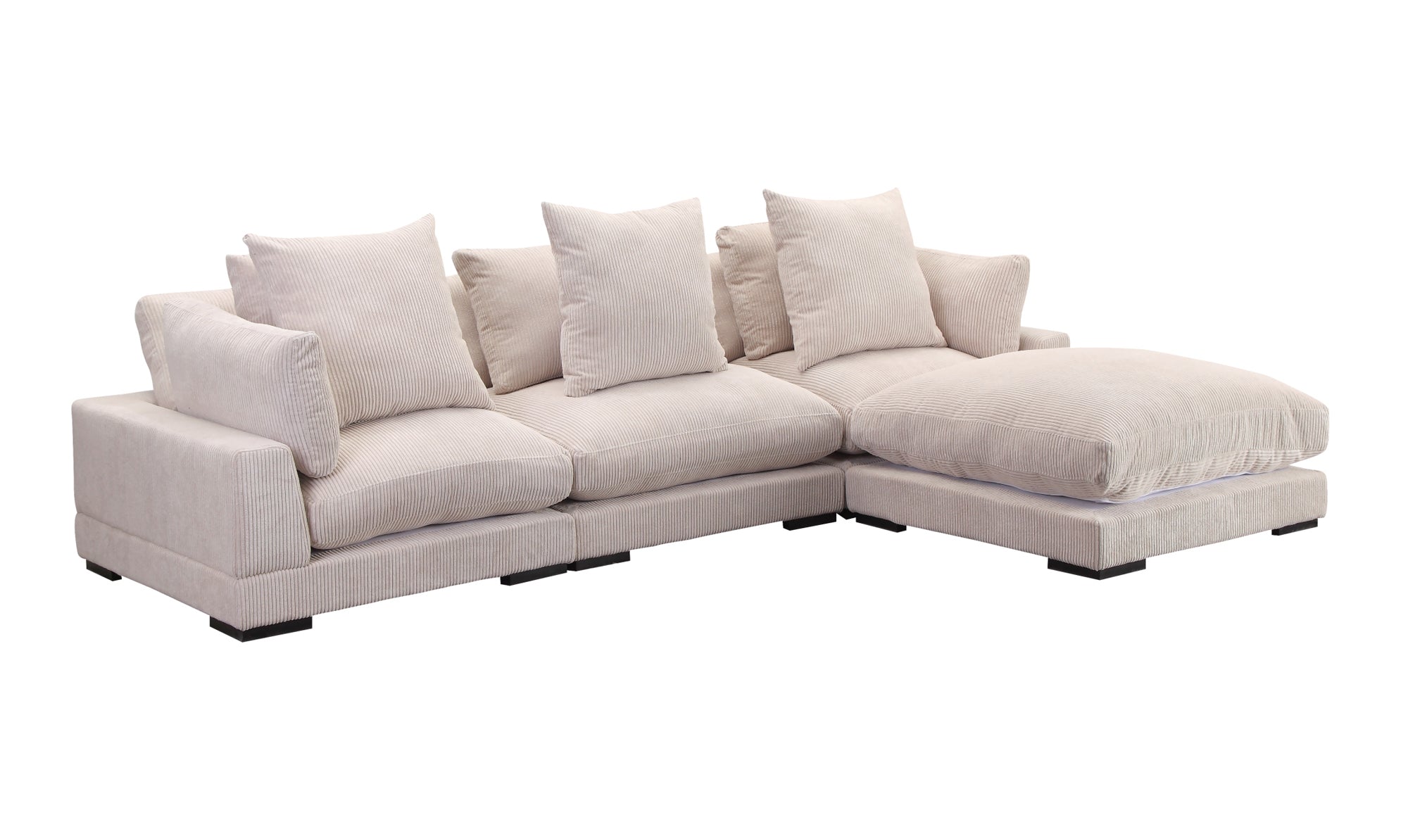 Tumble Lounge Modular Sectional - Cappuccino