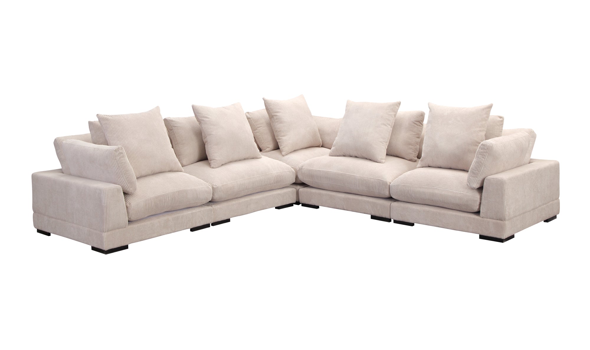 Tumble Classic L Modular Sectional - Cappuccino