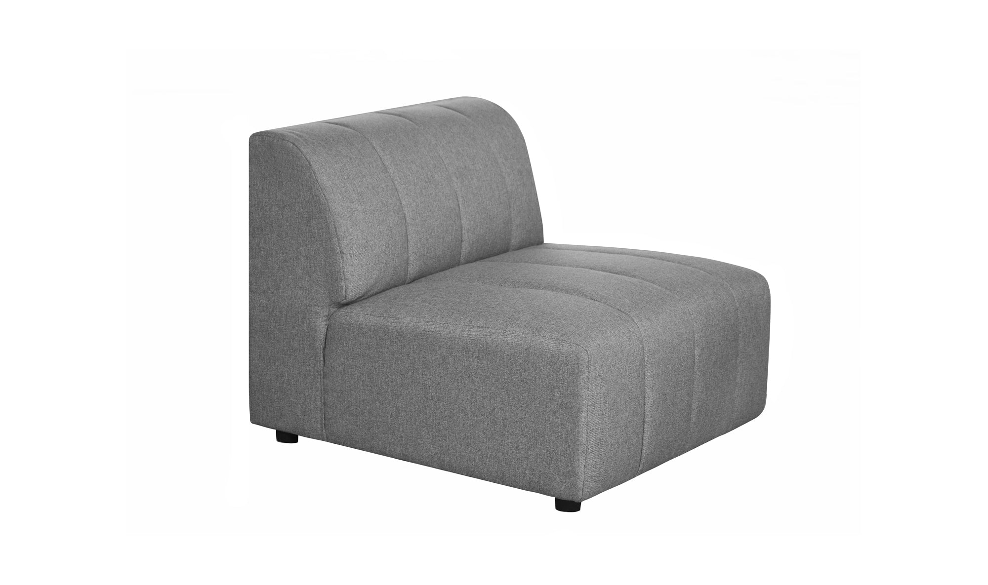 Lyric Slipper Chair - Grey