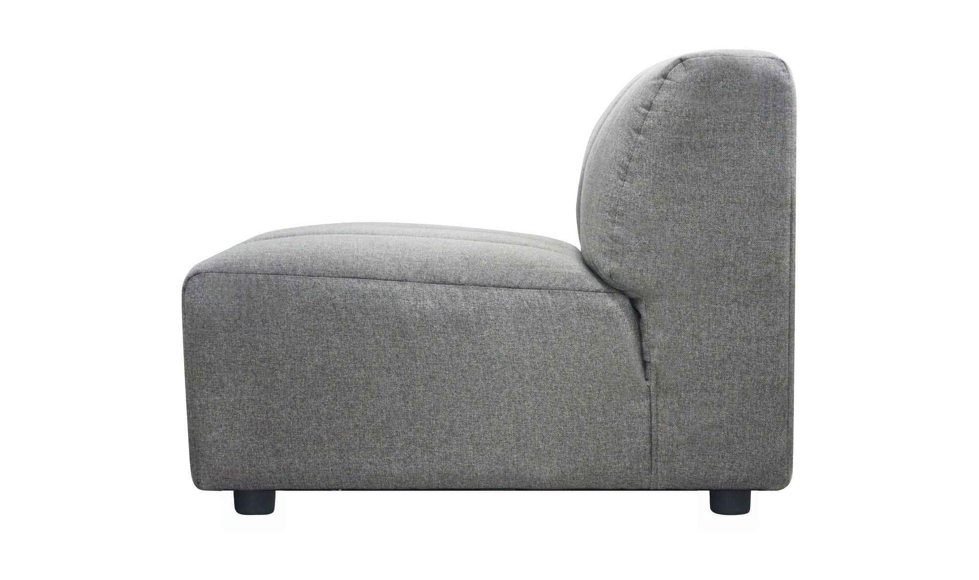 Lyric Slipper Chair - Grey