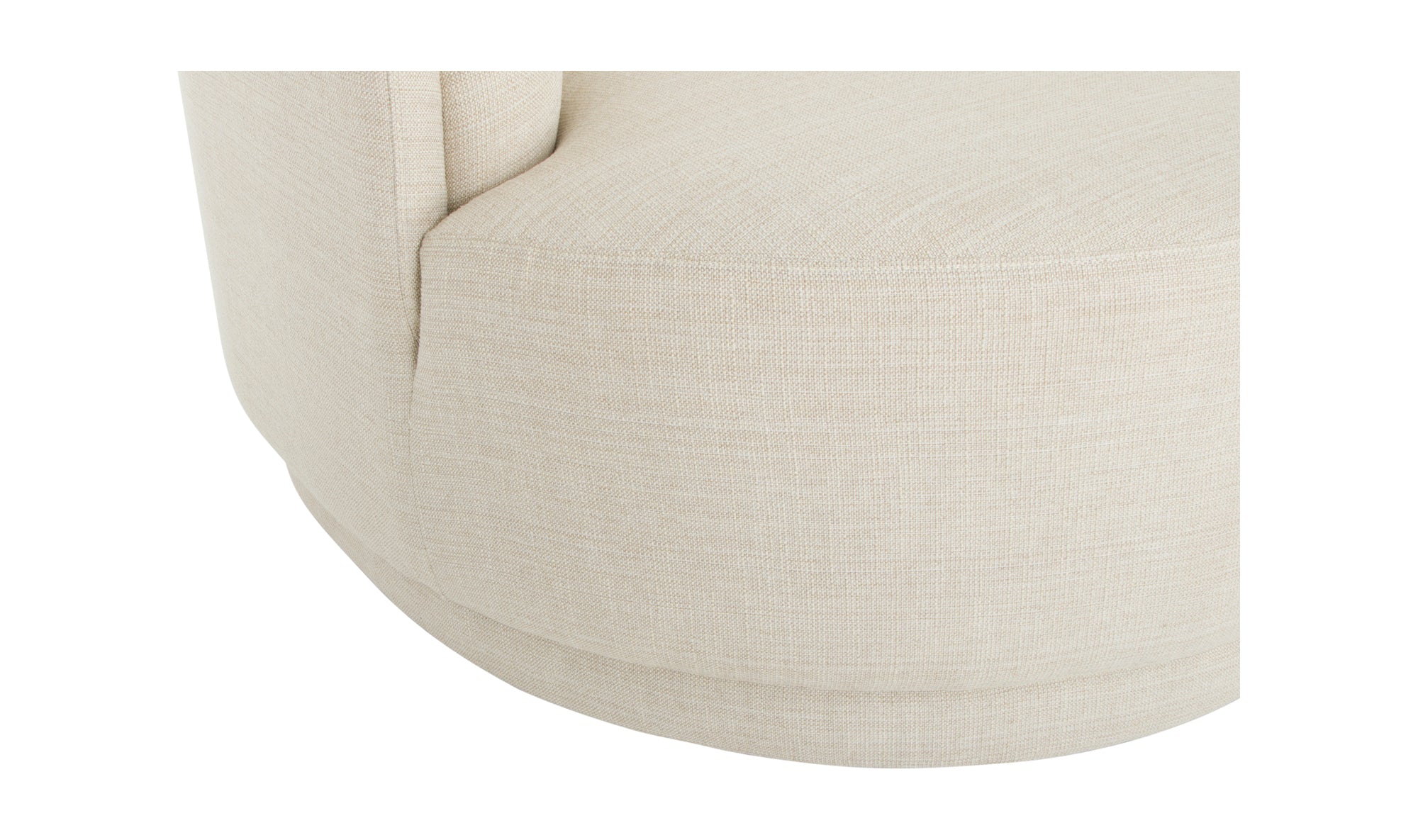 Yoon 2 Seat Chaise Left - Sweet Cream