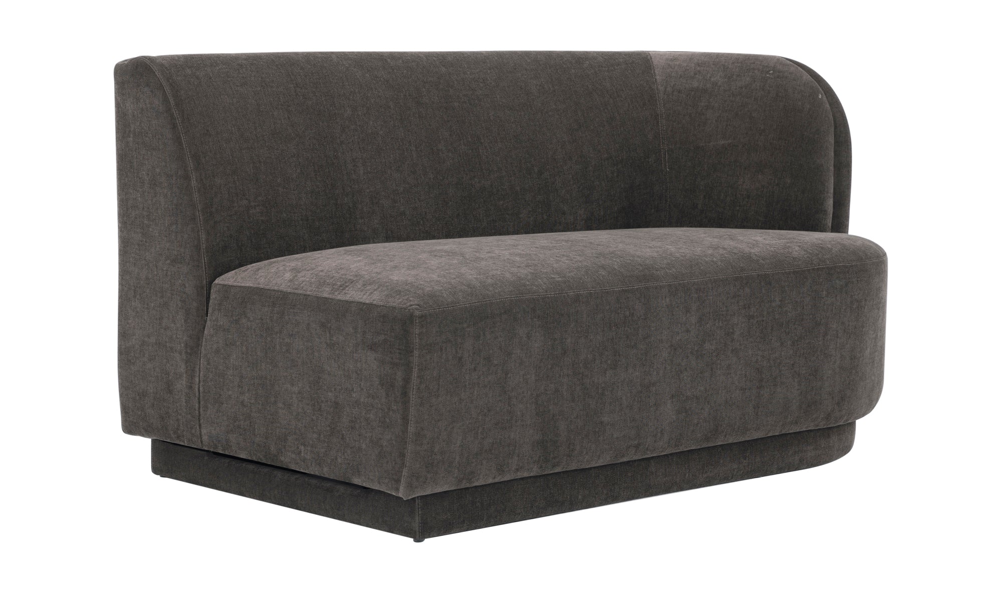 Yoon 2 Seat Sofa Right - Umbra Grey