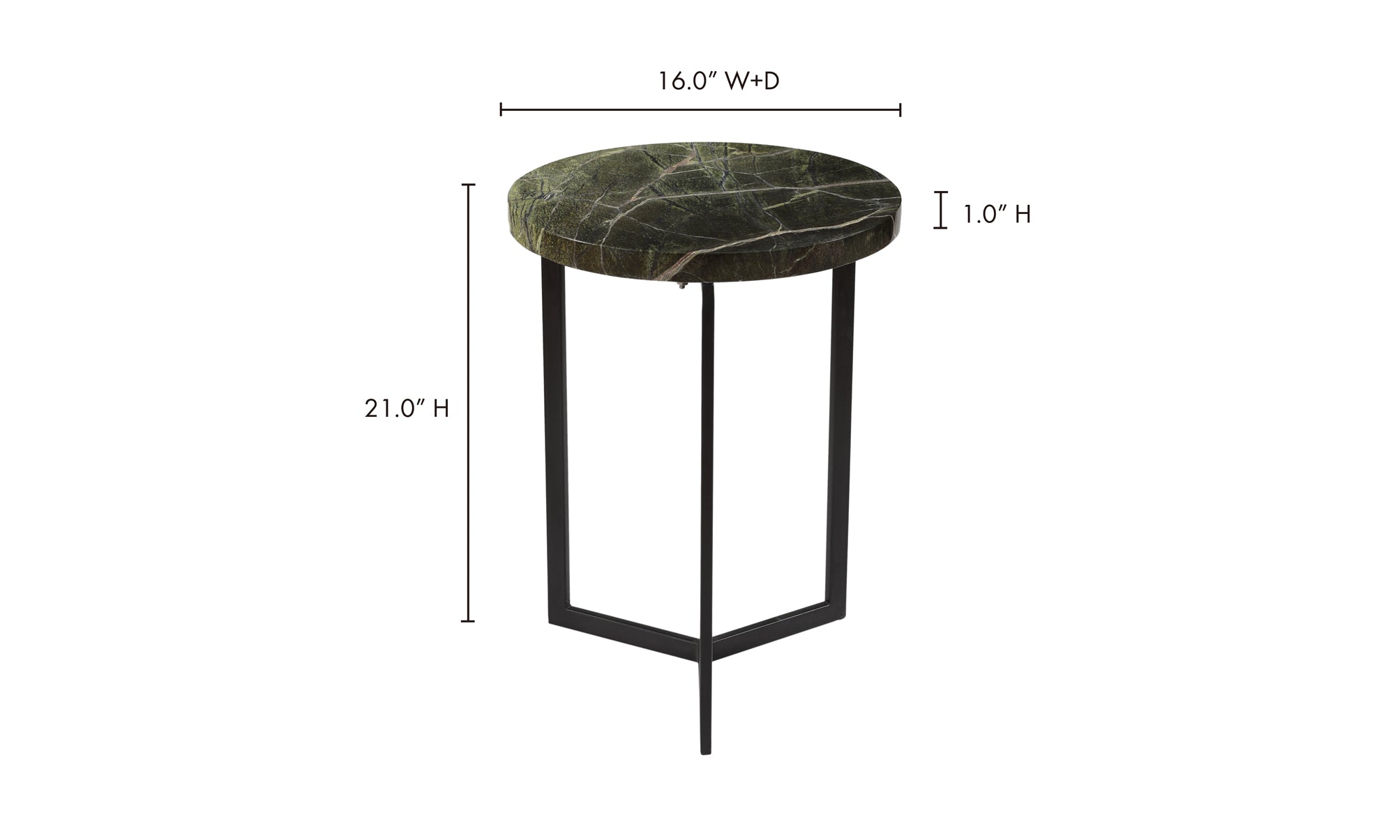 Draven Accent Table - Green