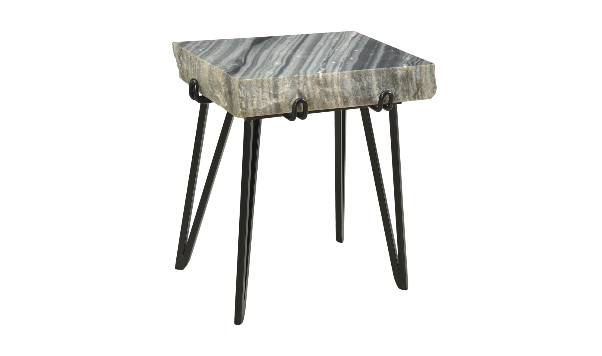 Alpert Accent Table - Dark Grey