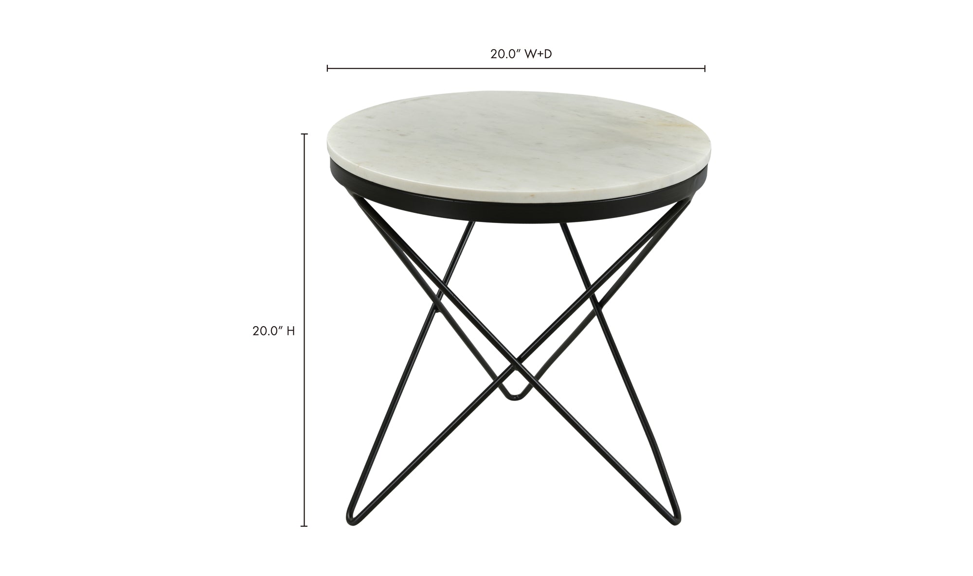 Haley Side Table - Black