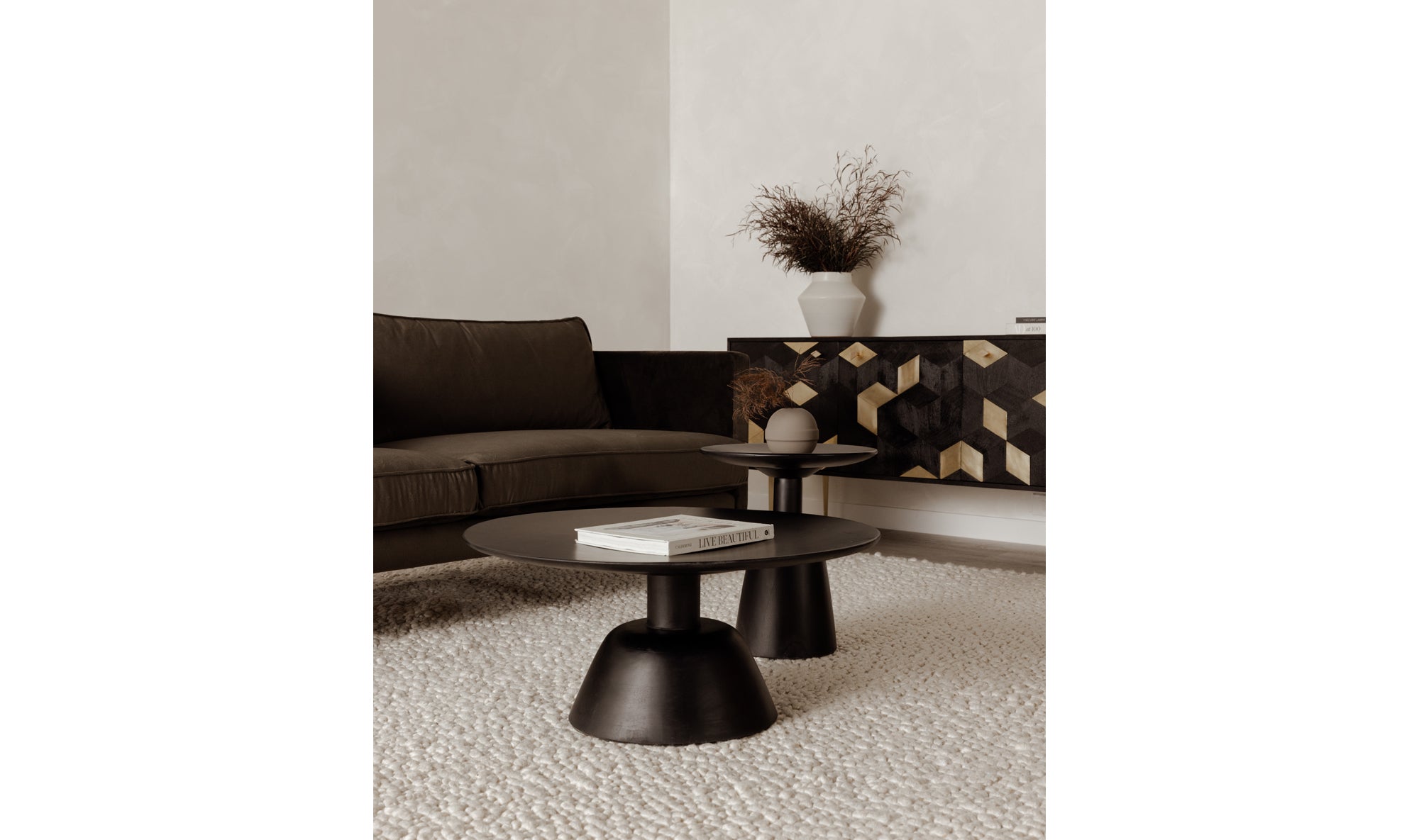 Nels End Table - Black