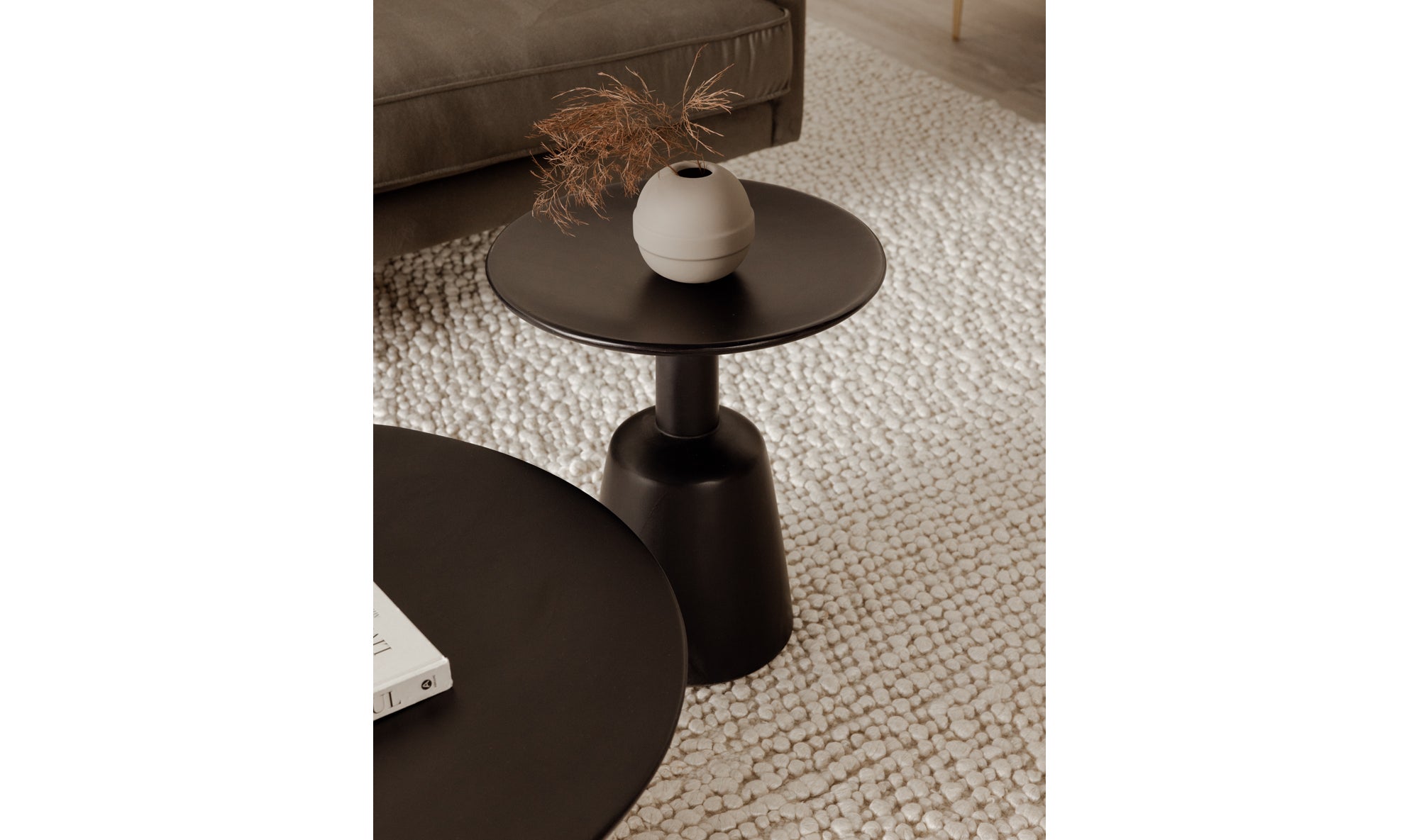 Nels End Table - Black