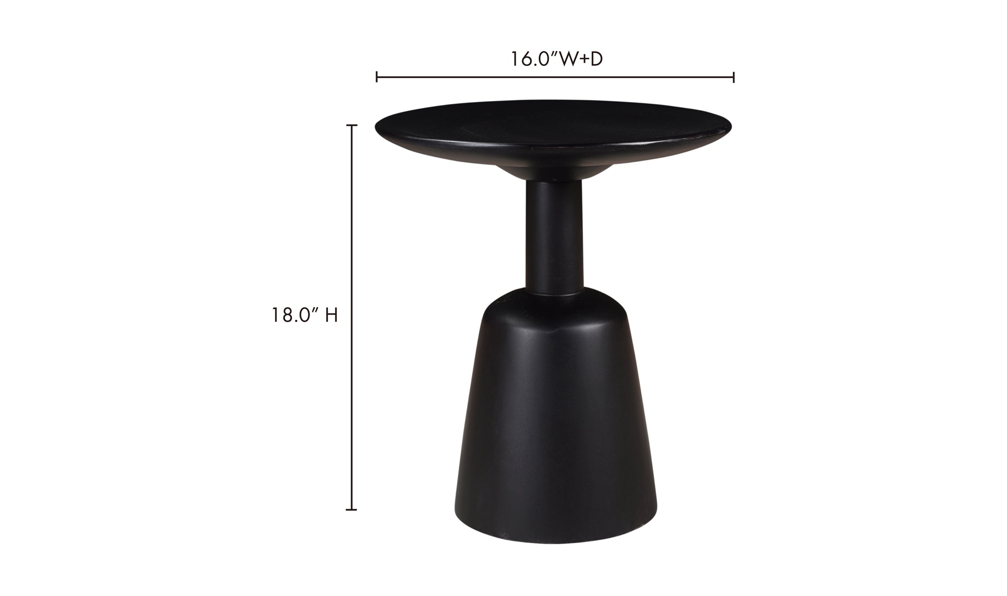 Nels End Table - Black