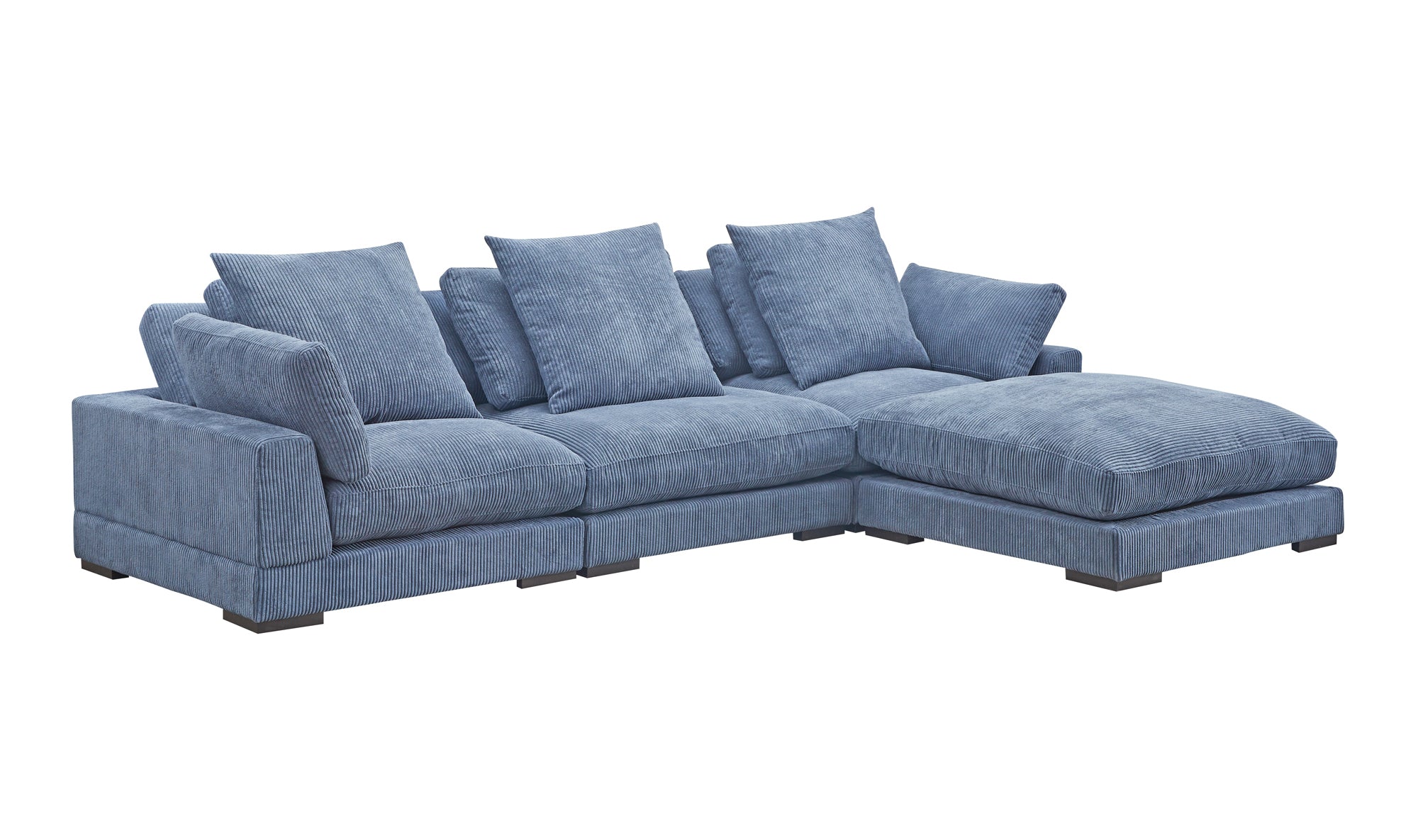 Tumble Lounge Modular Sectional - Ultra Blue