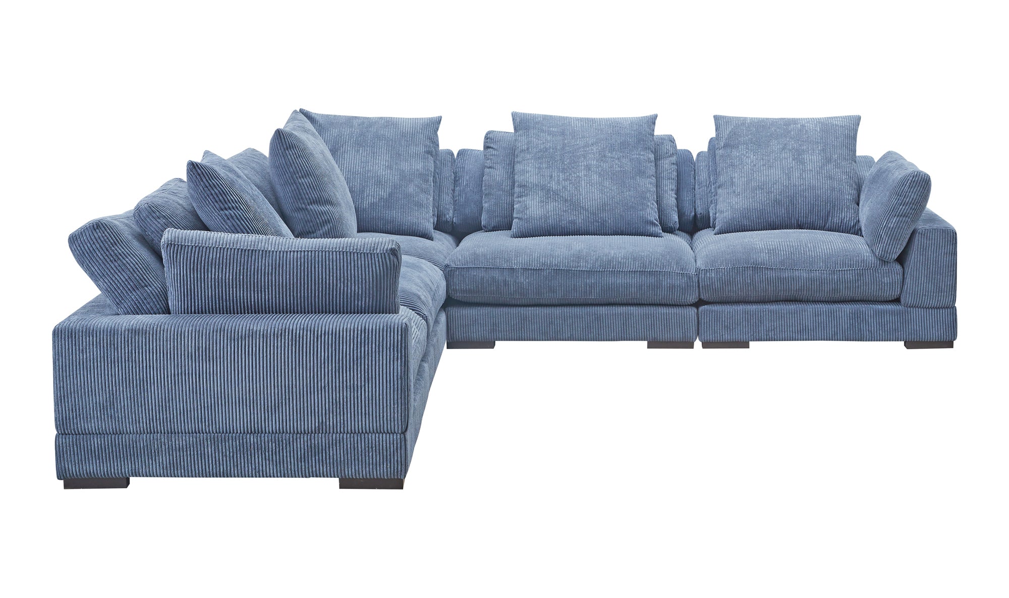 Tumble Classic L Modular Sectional - Ultra Blue