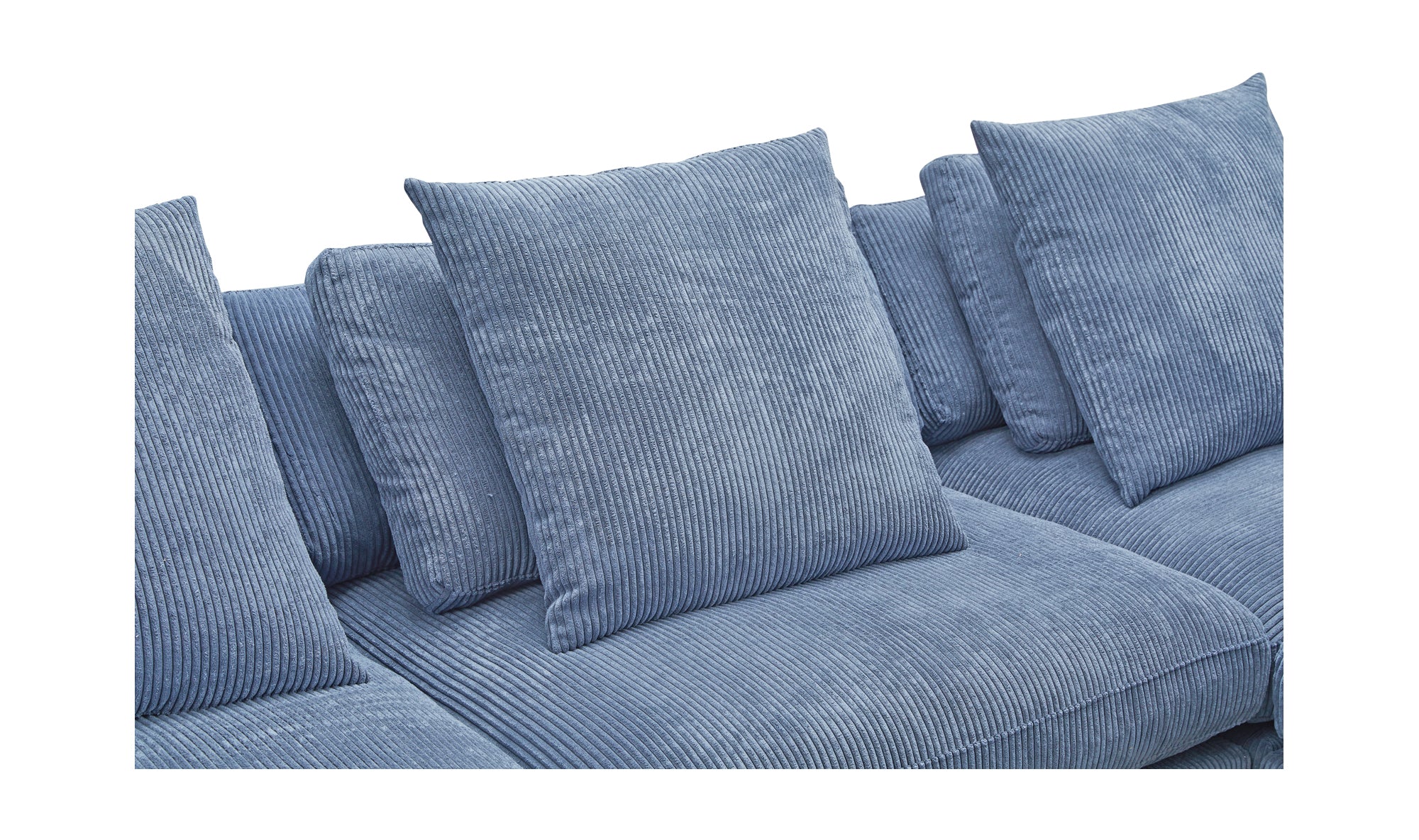 Tumble Classic L Modular Sectional - Ultra Blue