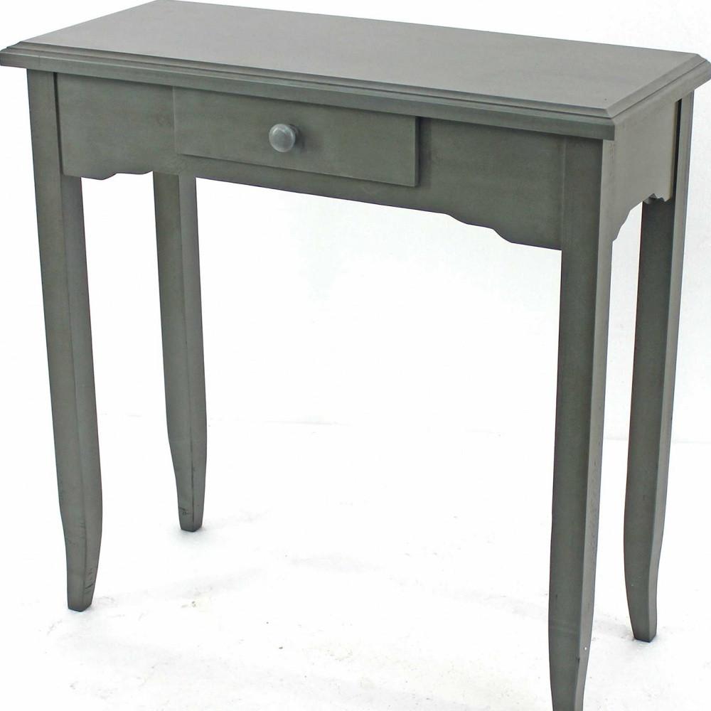 12 x 30 x 30 Gray 1 Drawer Minimalist - Console Table