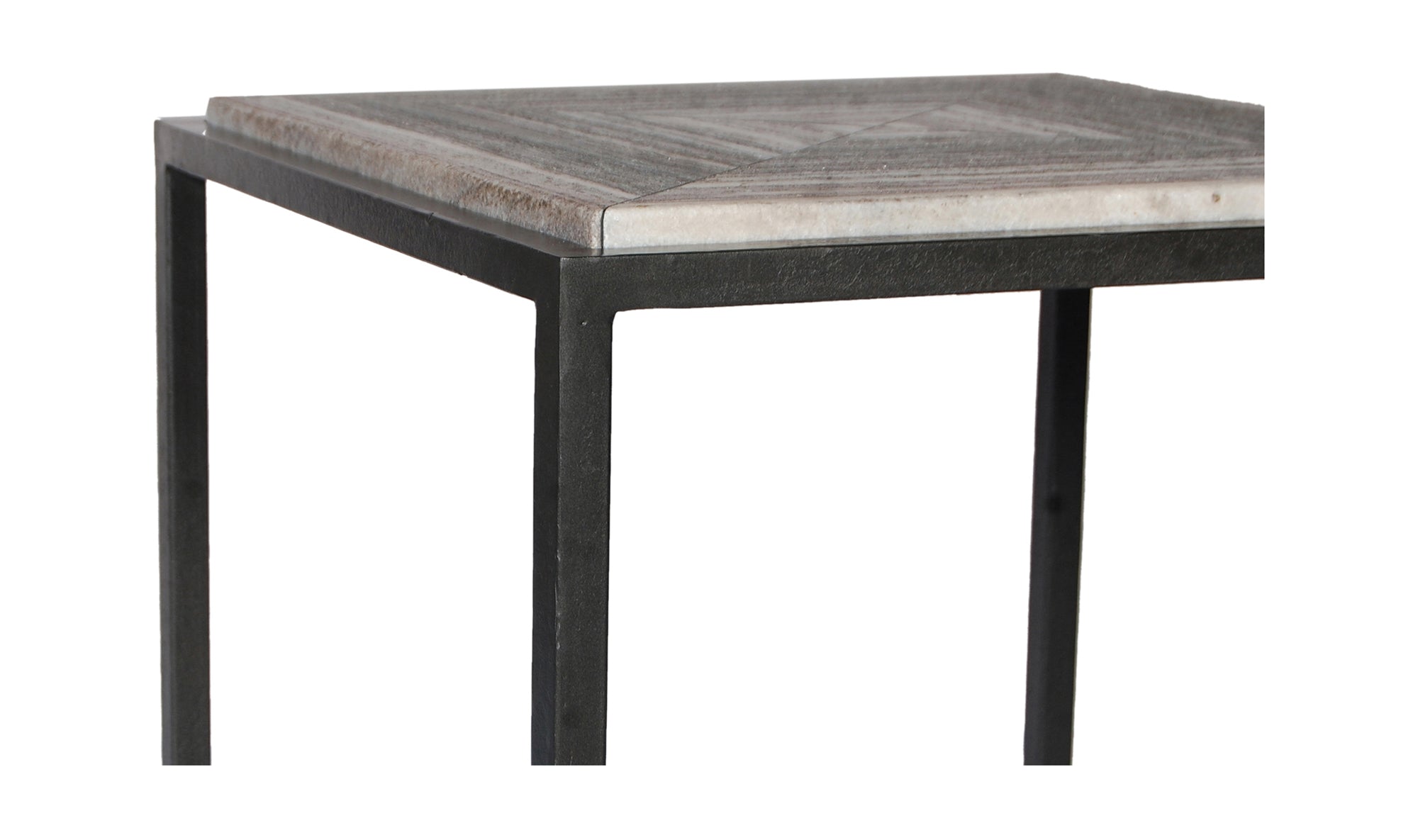 Winslow Marble Side Table - Grey