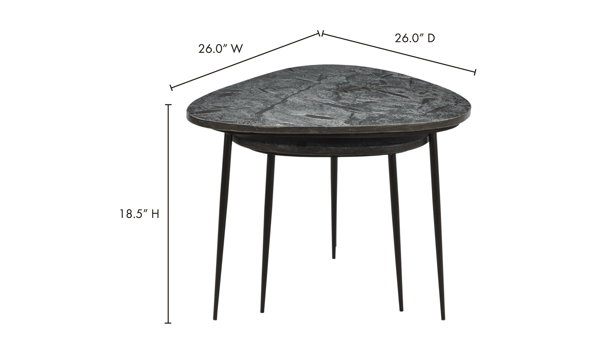 Rigby Nesting Tables - Black