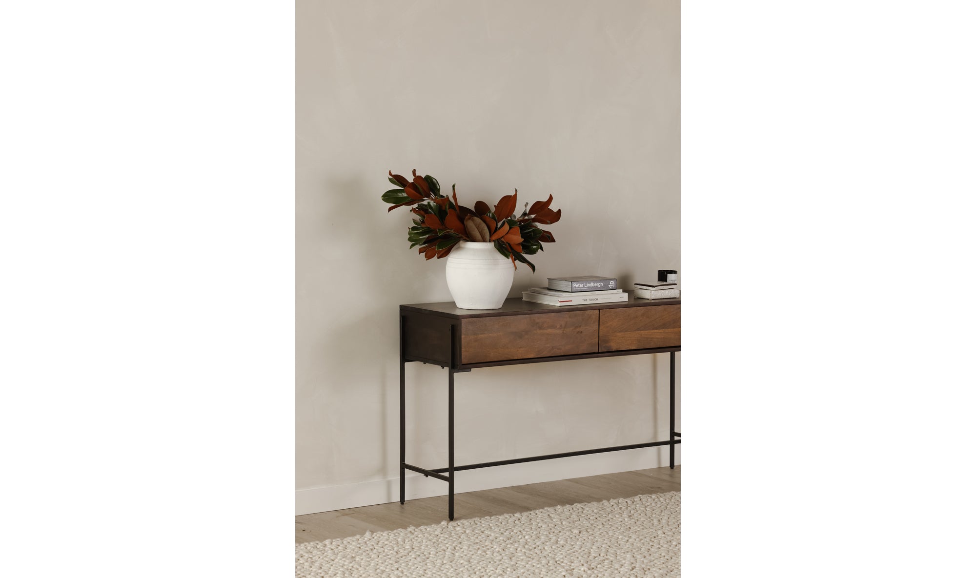 Tobin Console Table - Light Brown