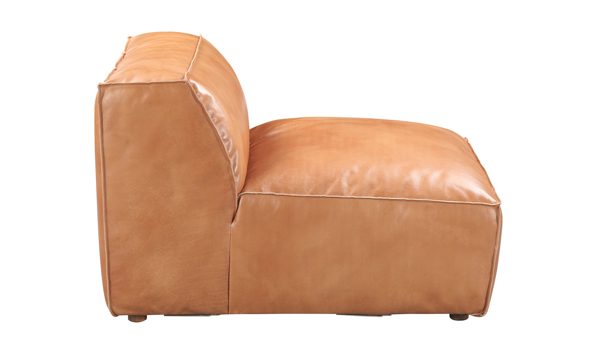 Luxe Slipper Chair - Tan