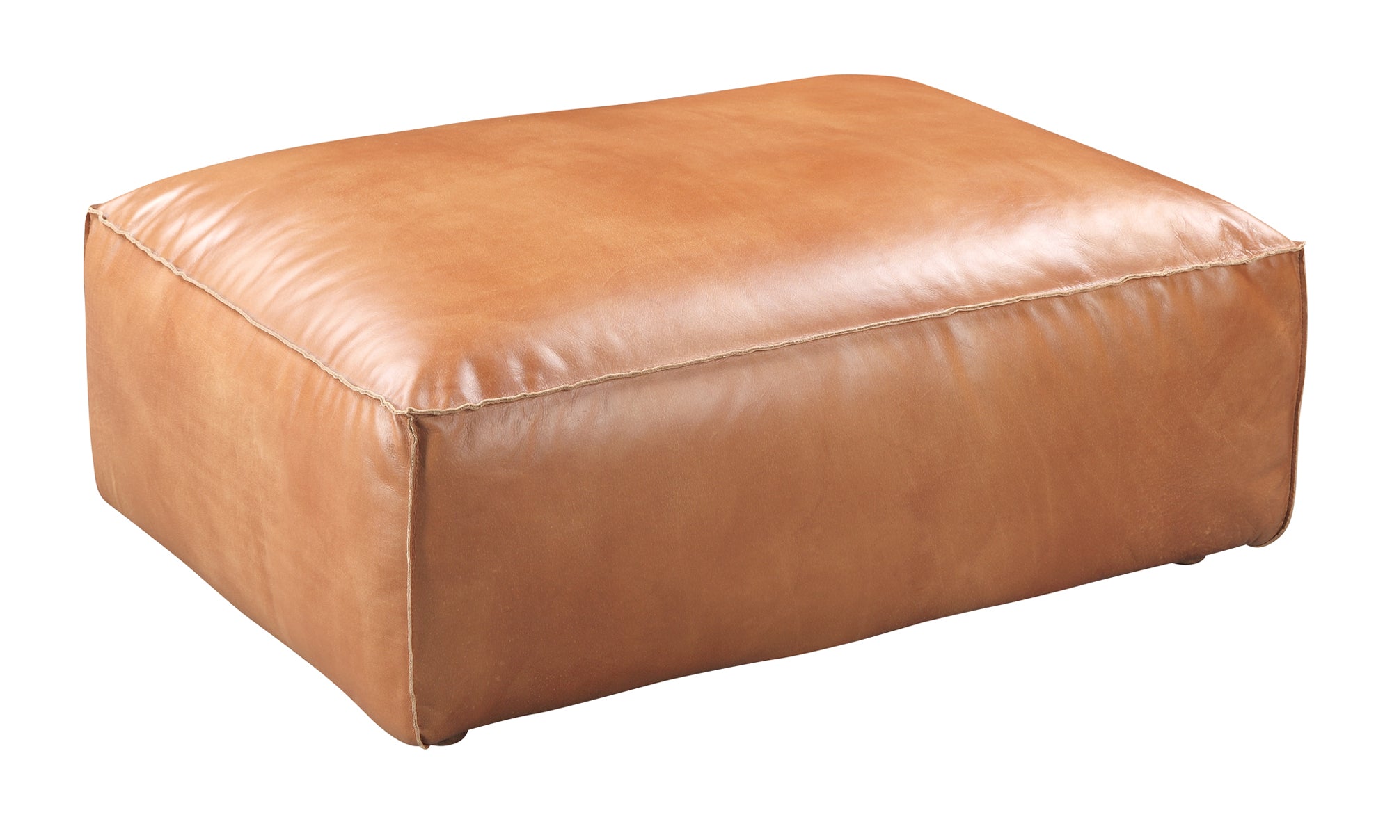 Luxe Ottoman - Tan