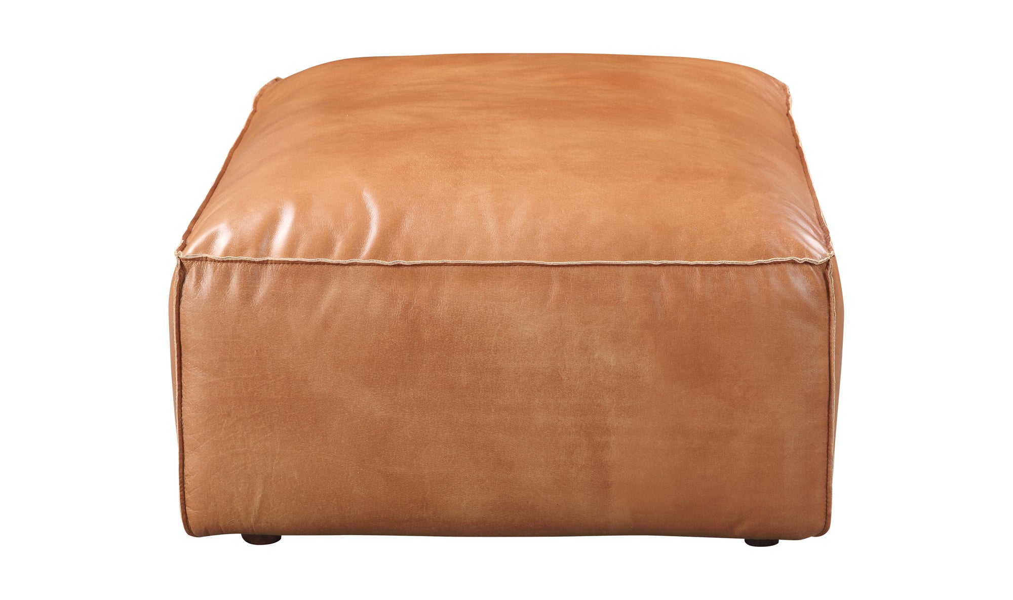 Luxe Ottoman - Tan