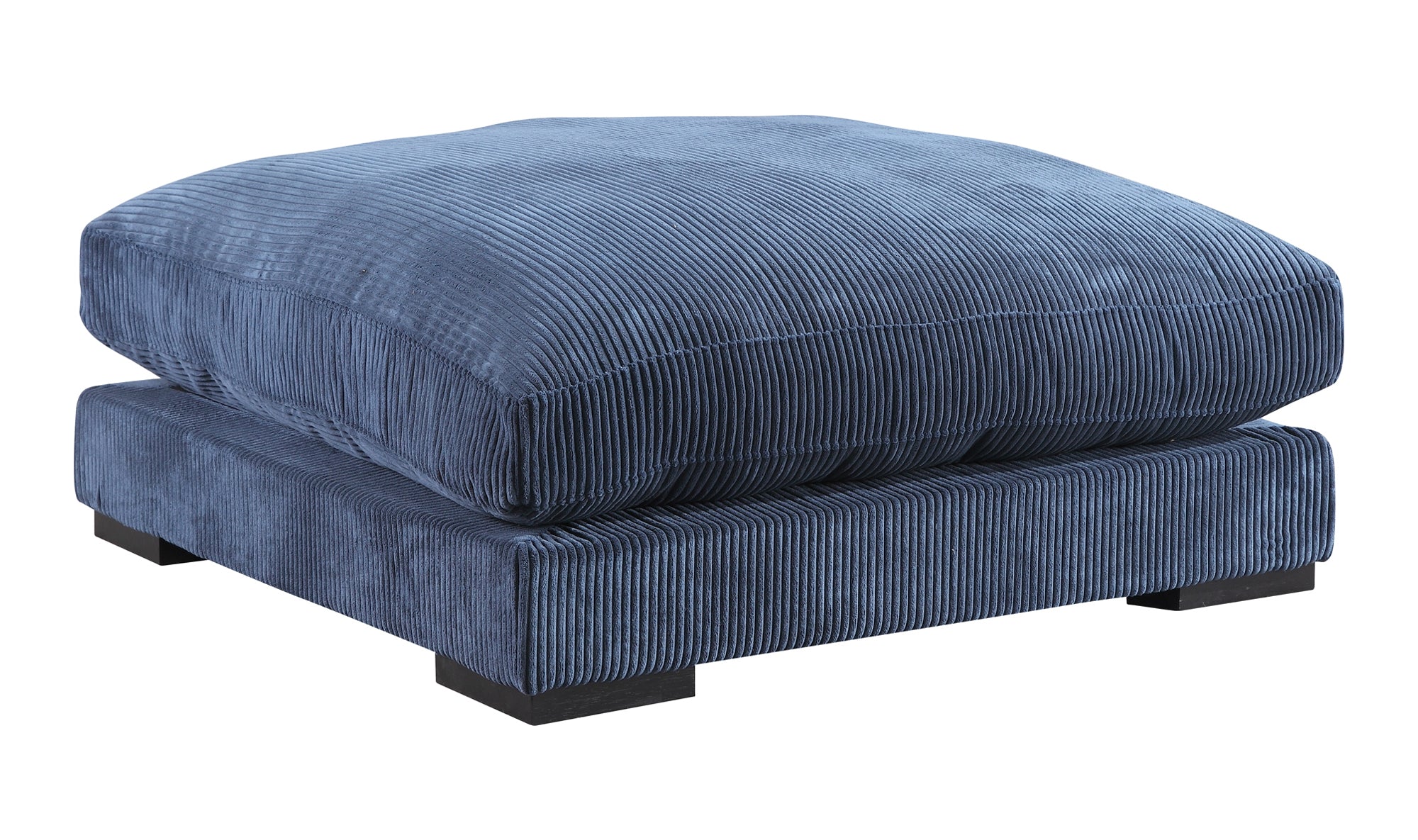 Tumble Ottoman - Navy Blue