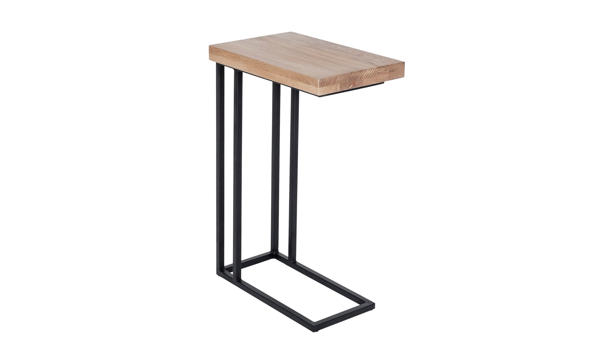 Mila C Shaped Side Table - Natural