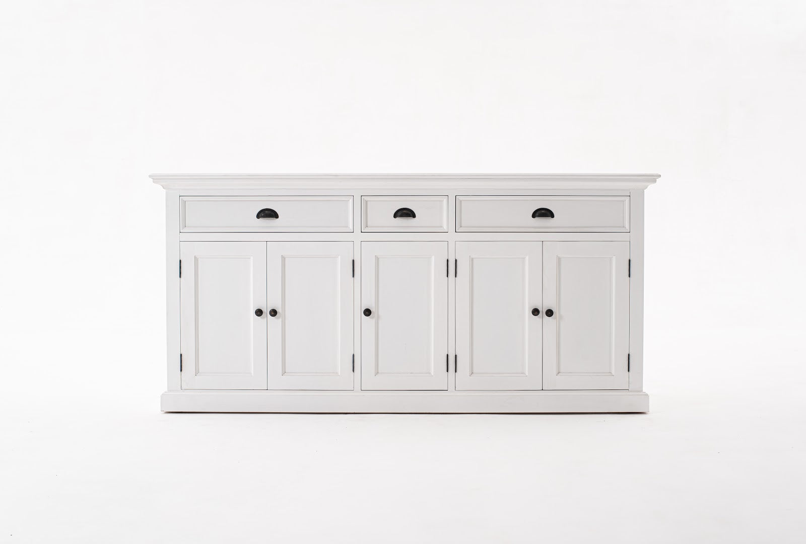 Kitchen Hutch Cabinet with 5 Doors 3 Drawers