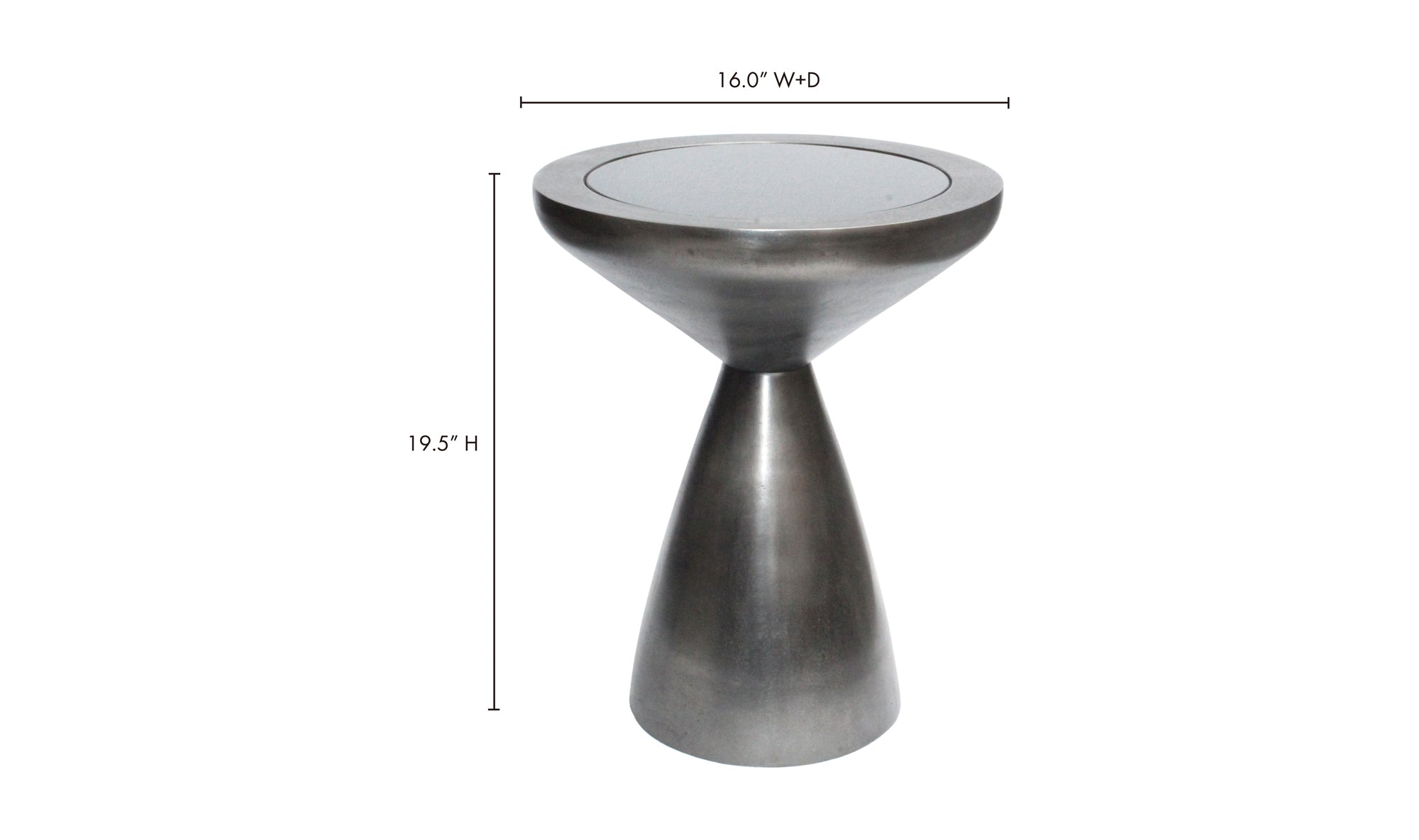 Oracle Accent Table Small - Dark Grey