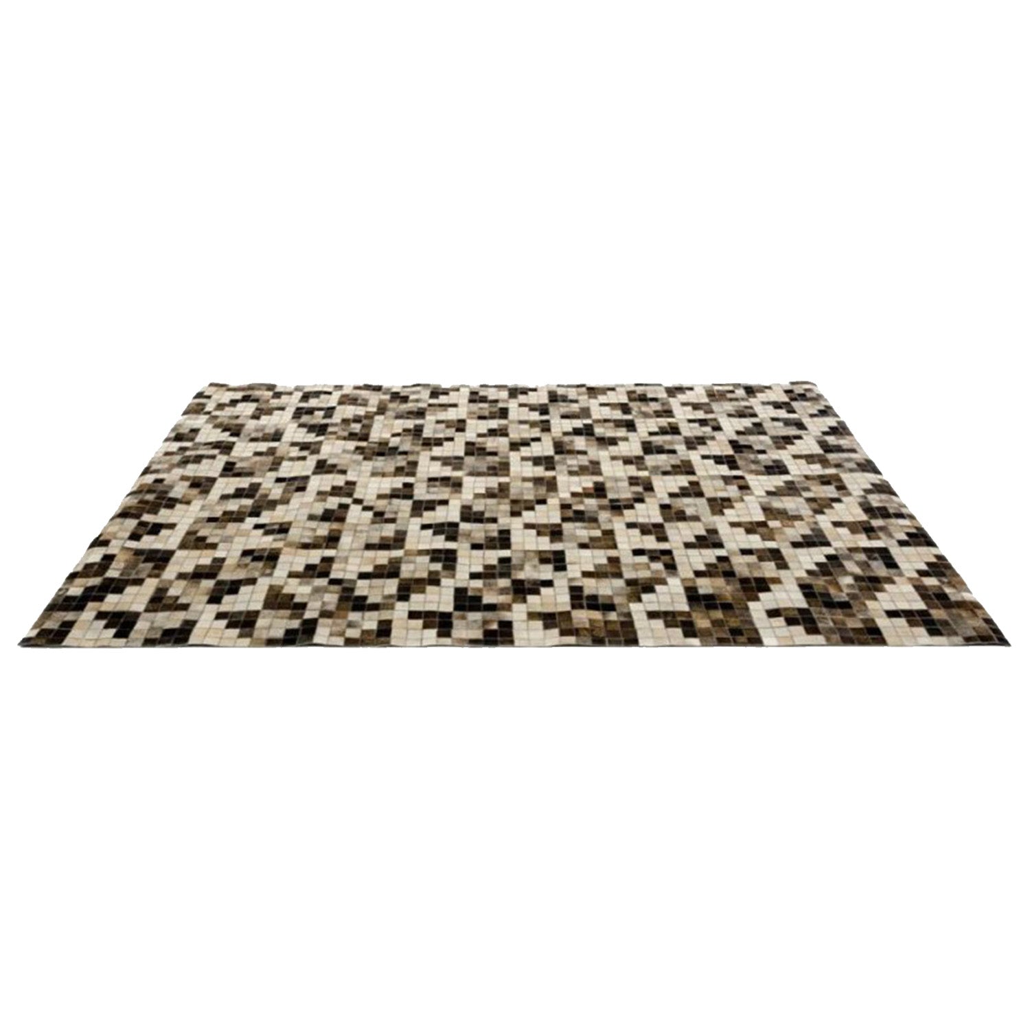 Ivory And Tan Animal Print Area Rug