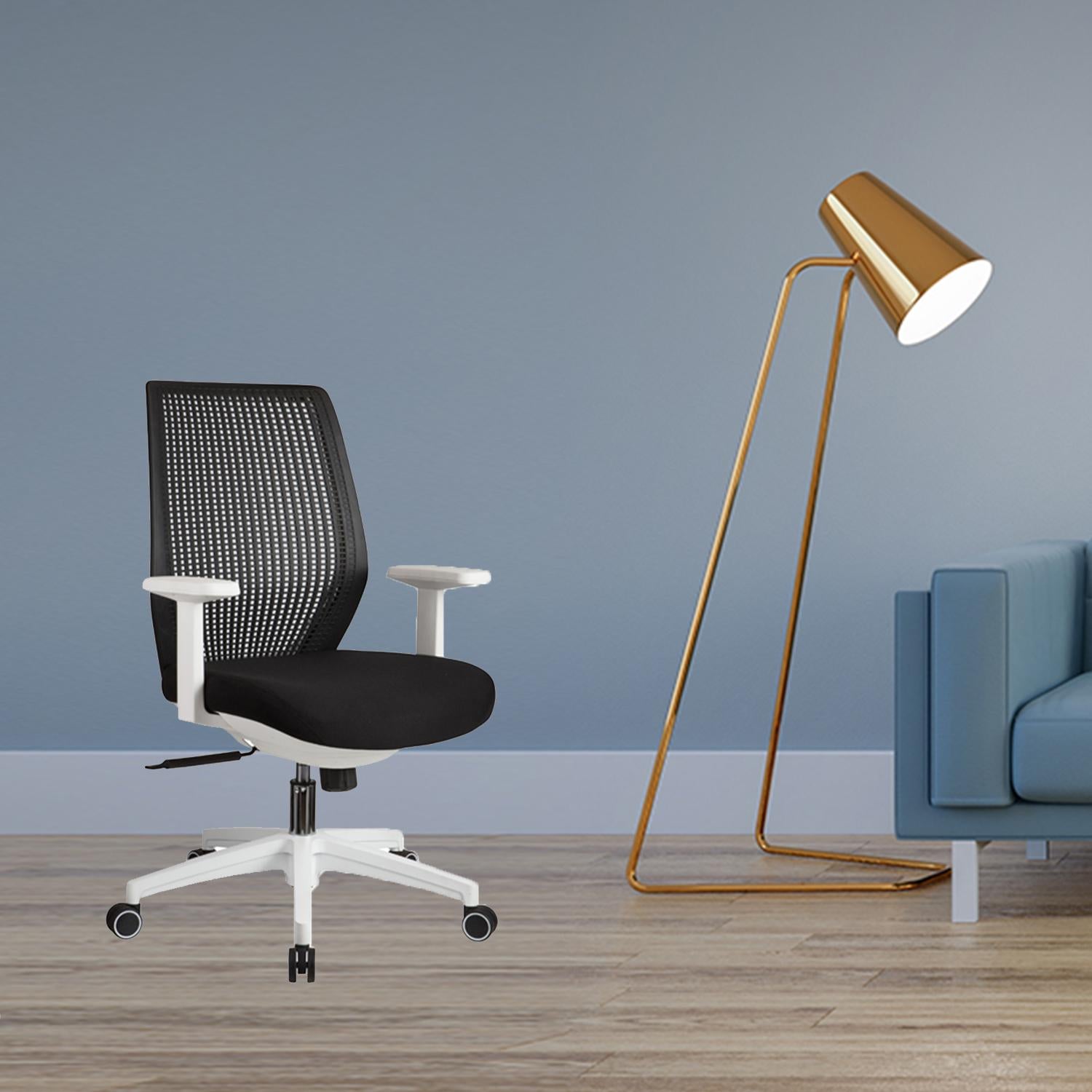 Modern Black and White Office Chair