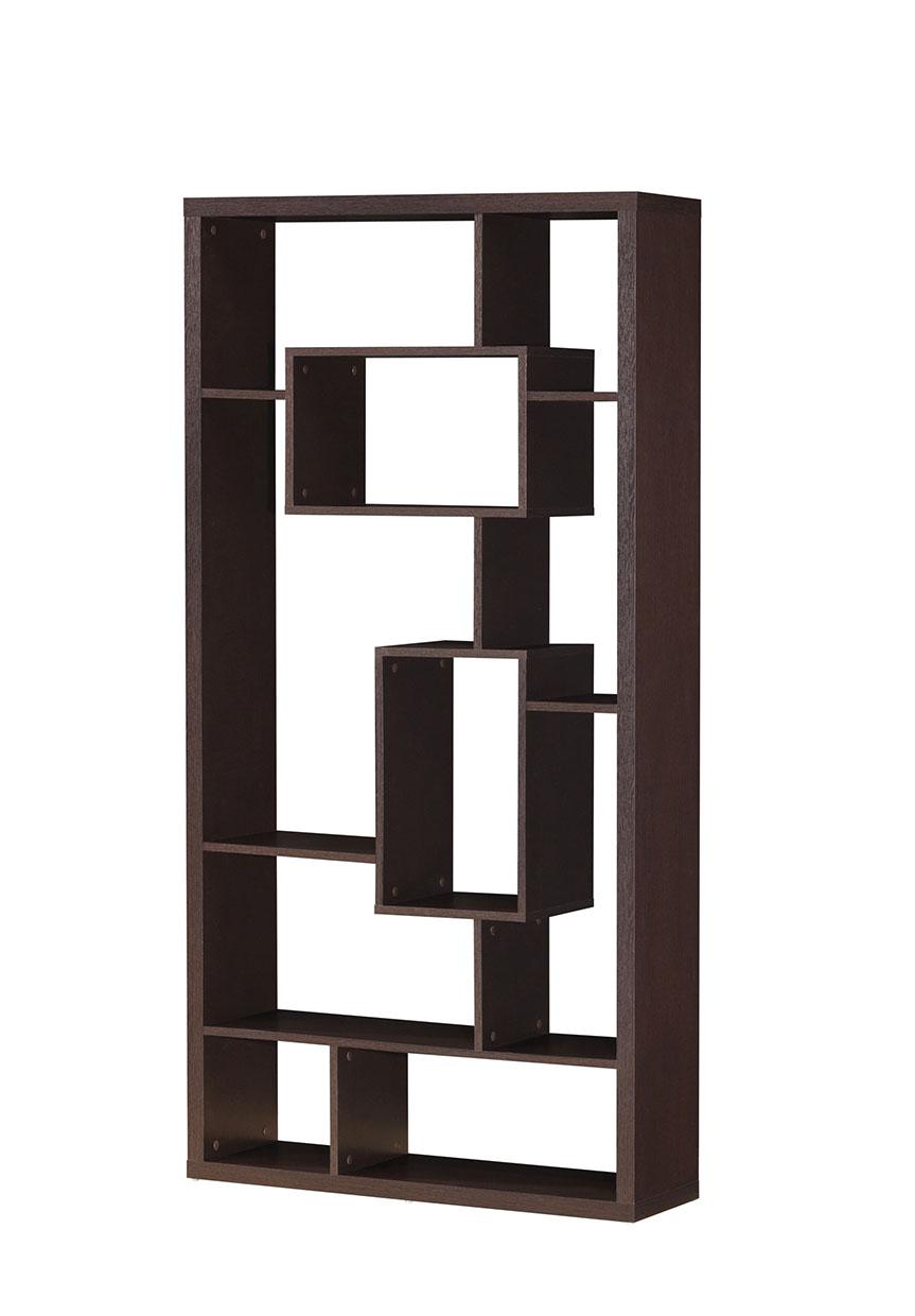 Bookcase, Cappuccino - Hollow, Particle Board w/ Cappuccino