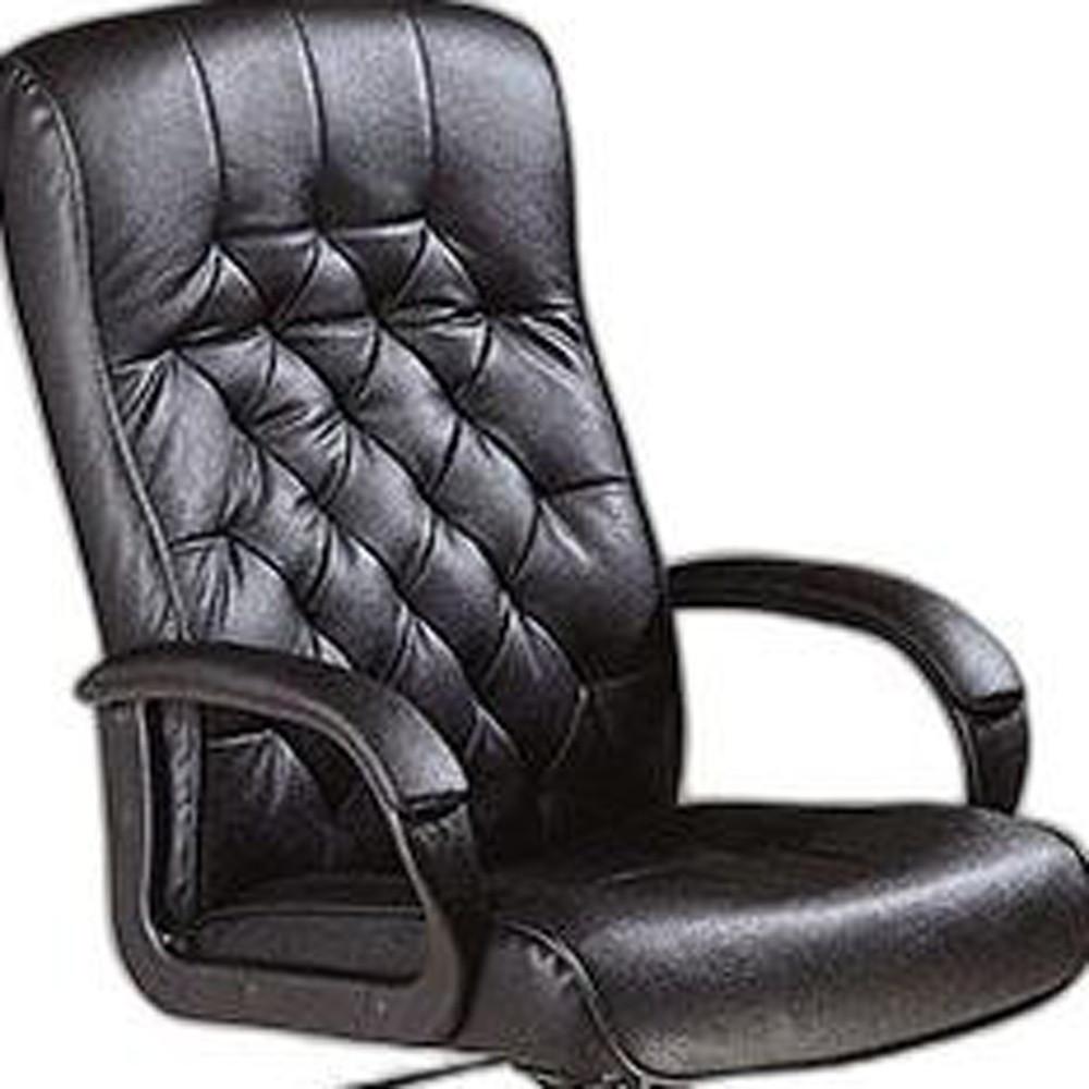 Charles Office Chair with Pneumatic Lift, Black PU