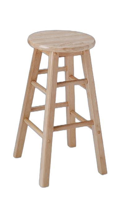 2pc Natural Counter Height Stool