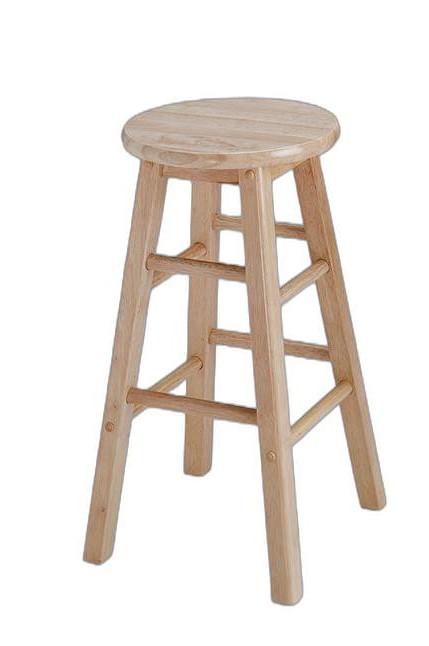 2pc Natural Counter Height Stool