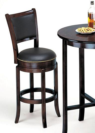 Chelsea Bar Chair with Swivel, Espresso