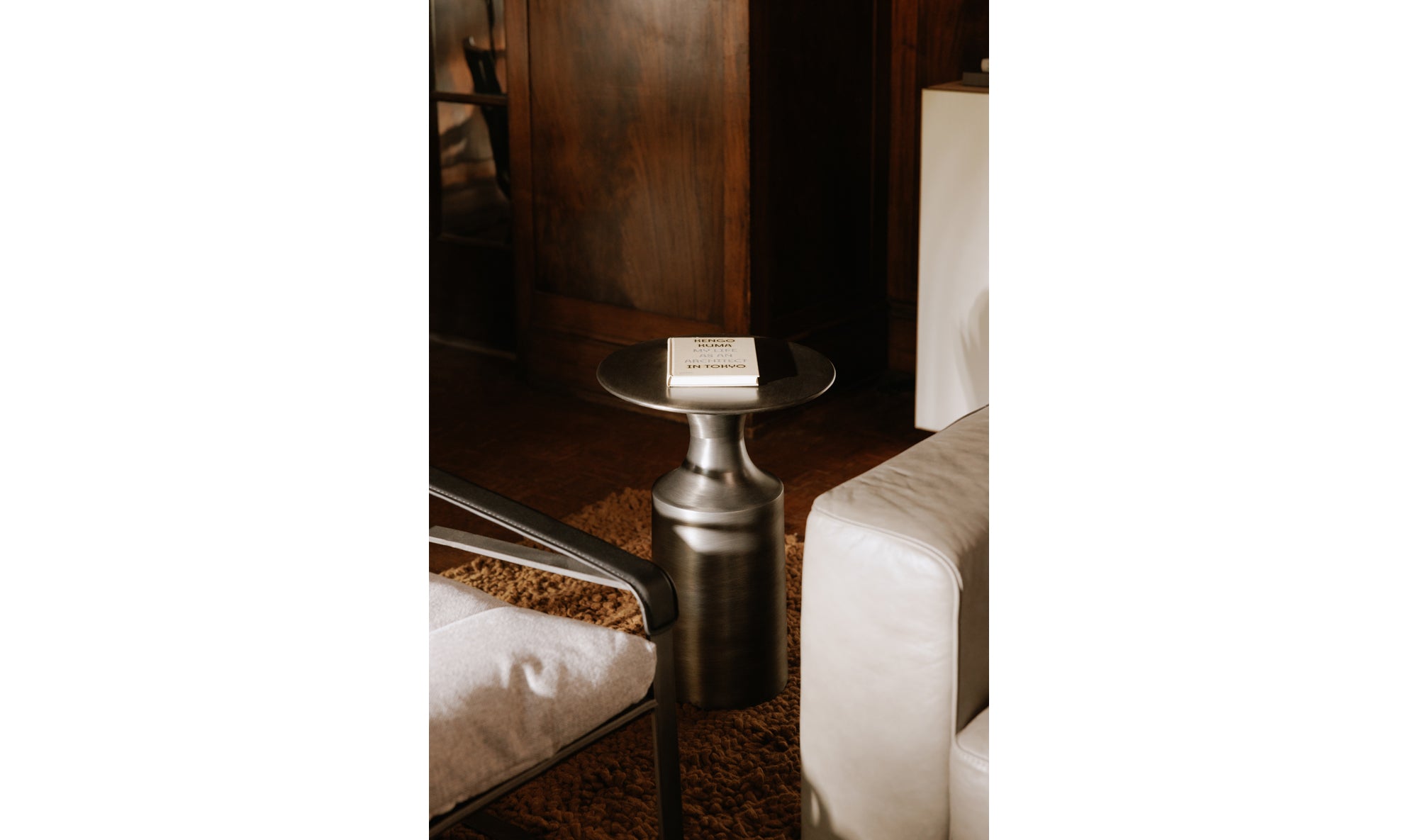 Rassa Accent Table - Zinc