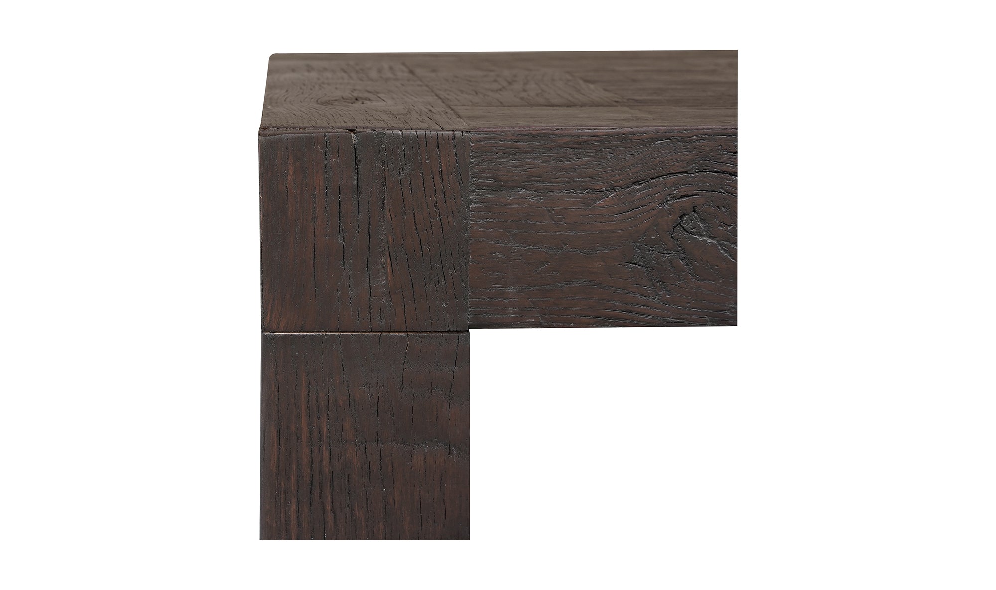 Evander Side Table - Rustic Brown