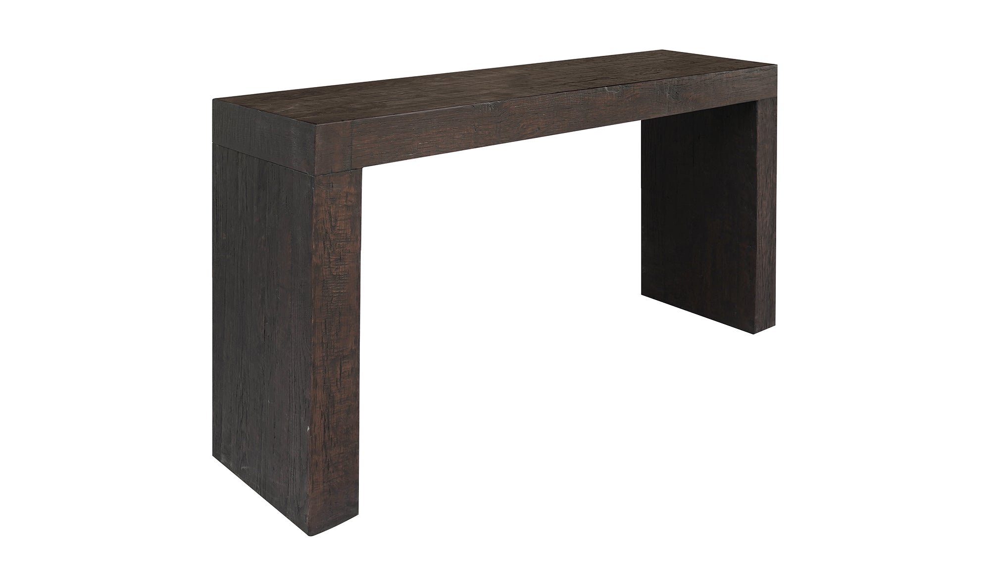 Evander Console Table - Rustic Brown