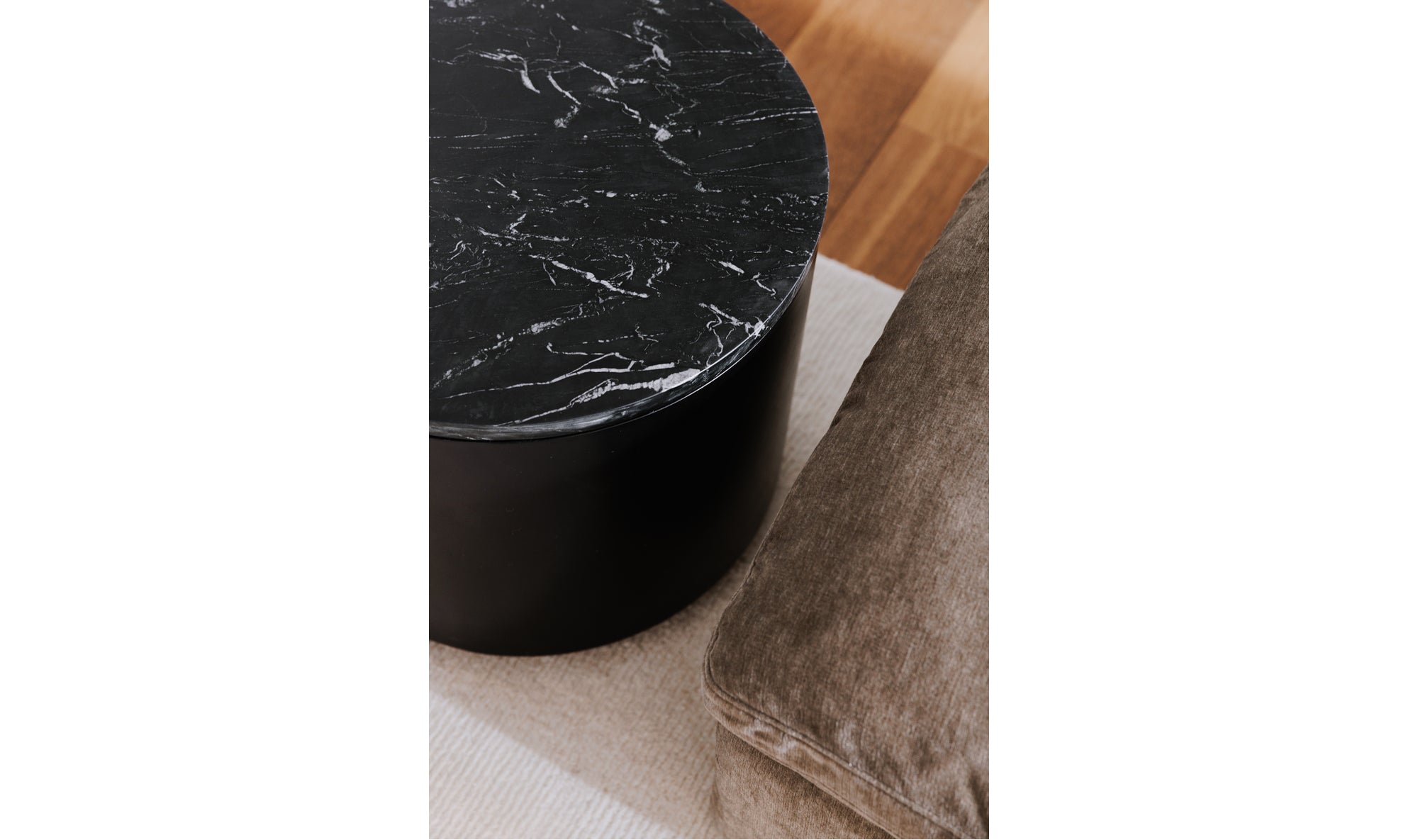 Ritual Side Table - Black Marble