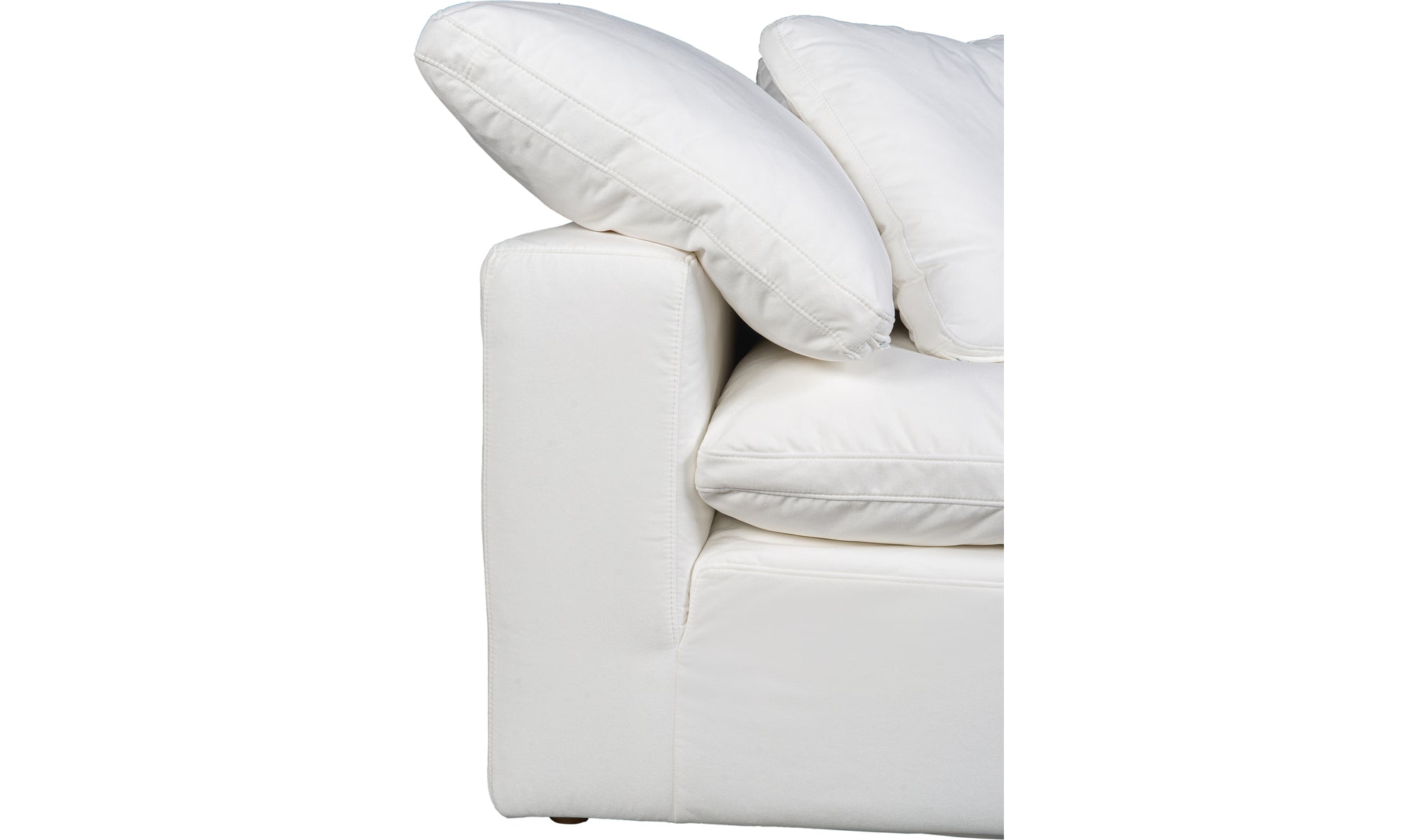 Terra Condo Corner Chair - Cream White