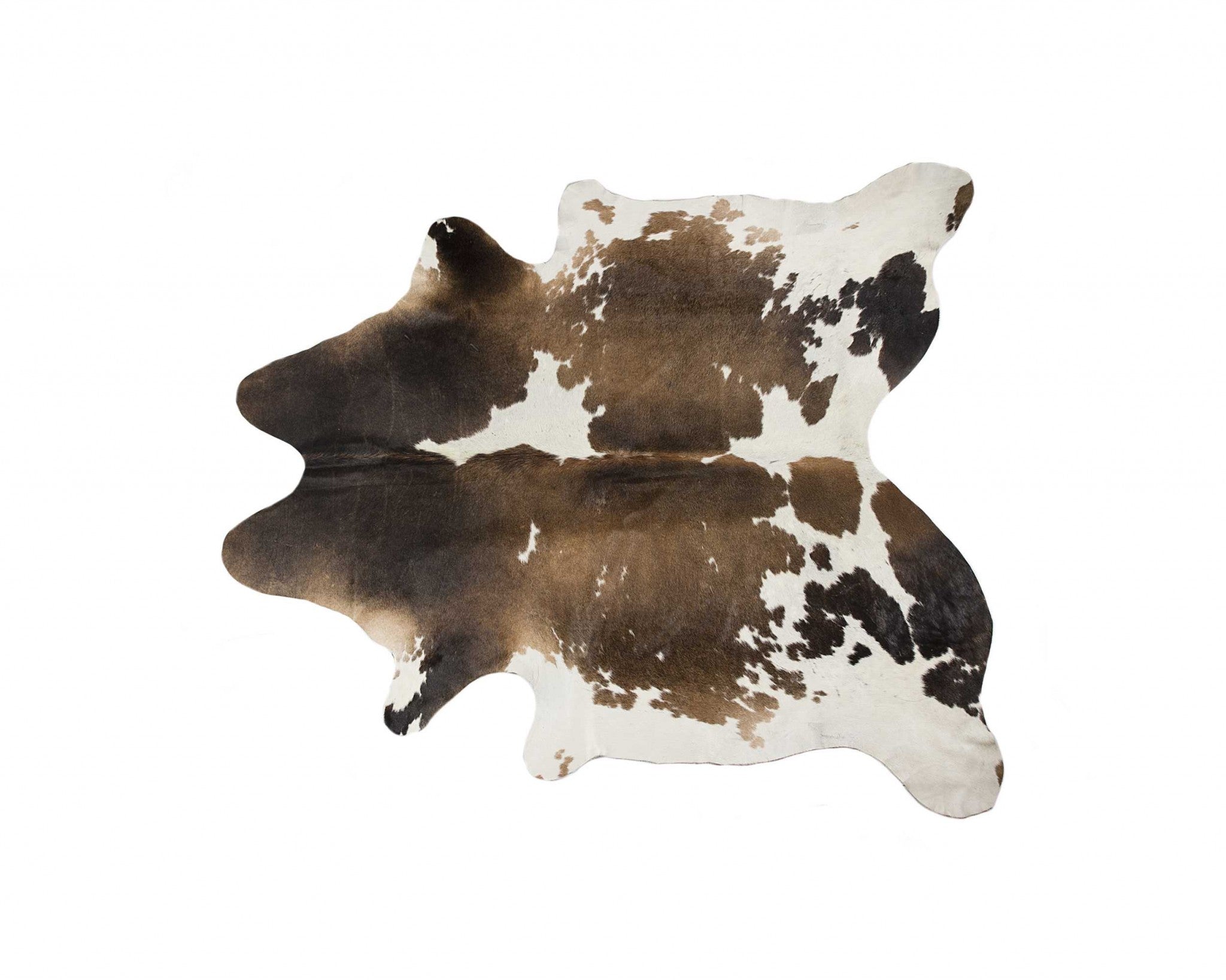72" x 84" Taupe and White Cowhide - Rug Default Title